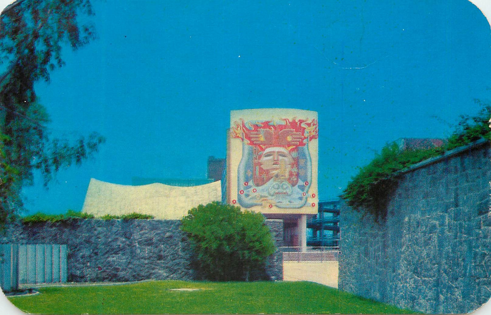CPM Facade of the medical School University City Mural Mexico