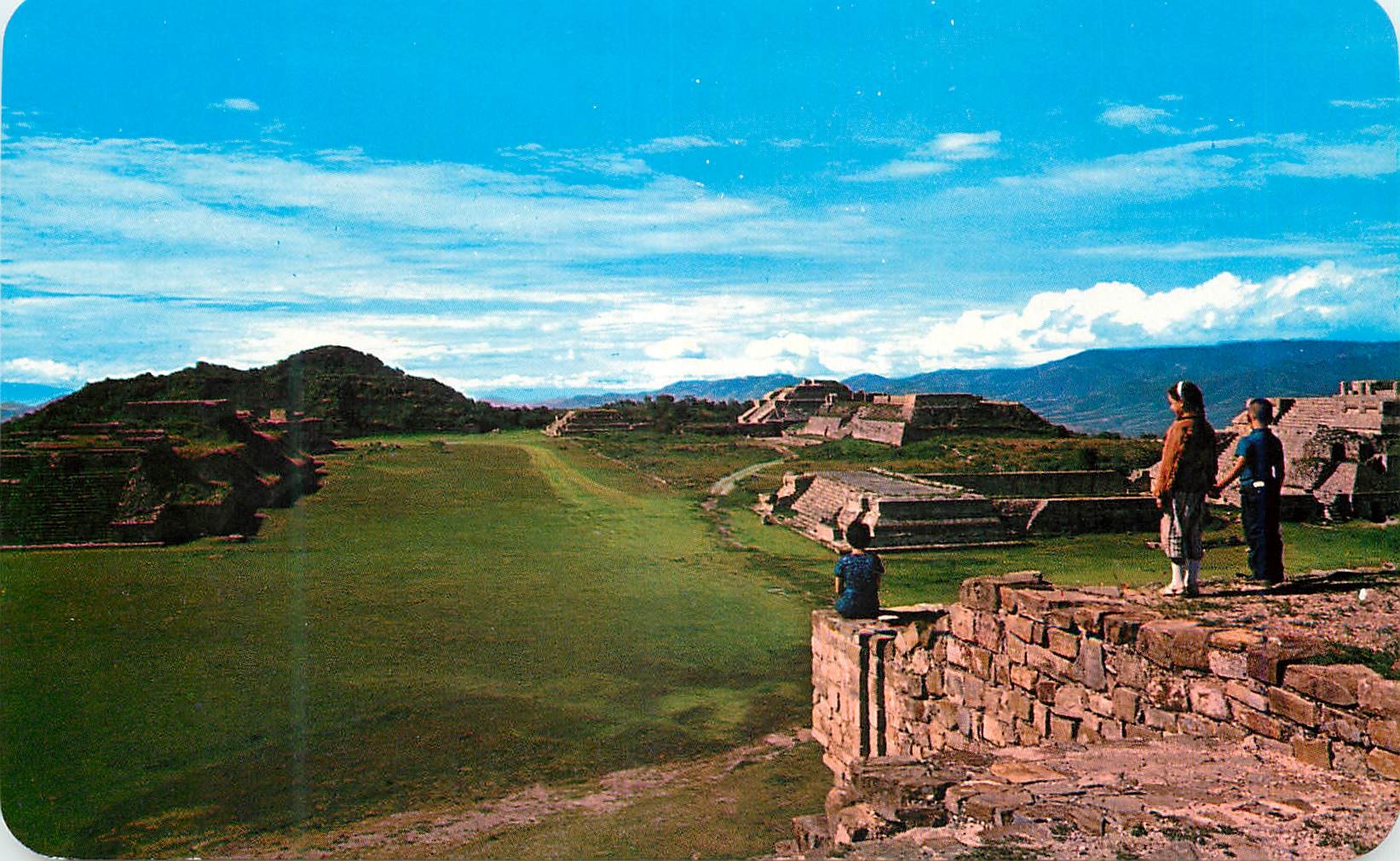 CPM Panorámica de Monte Alban Oaxaca Mexico
