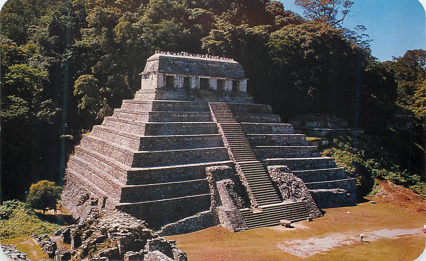 CPM Temple of the Inscriptions. Palenque Chiapas Mexico