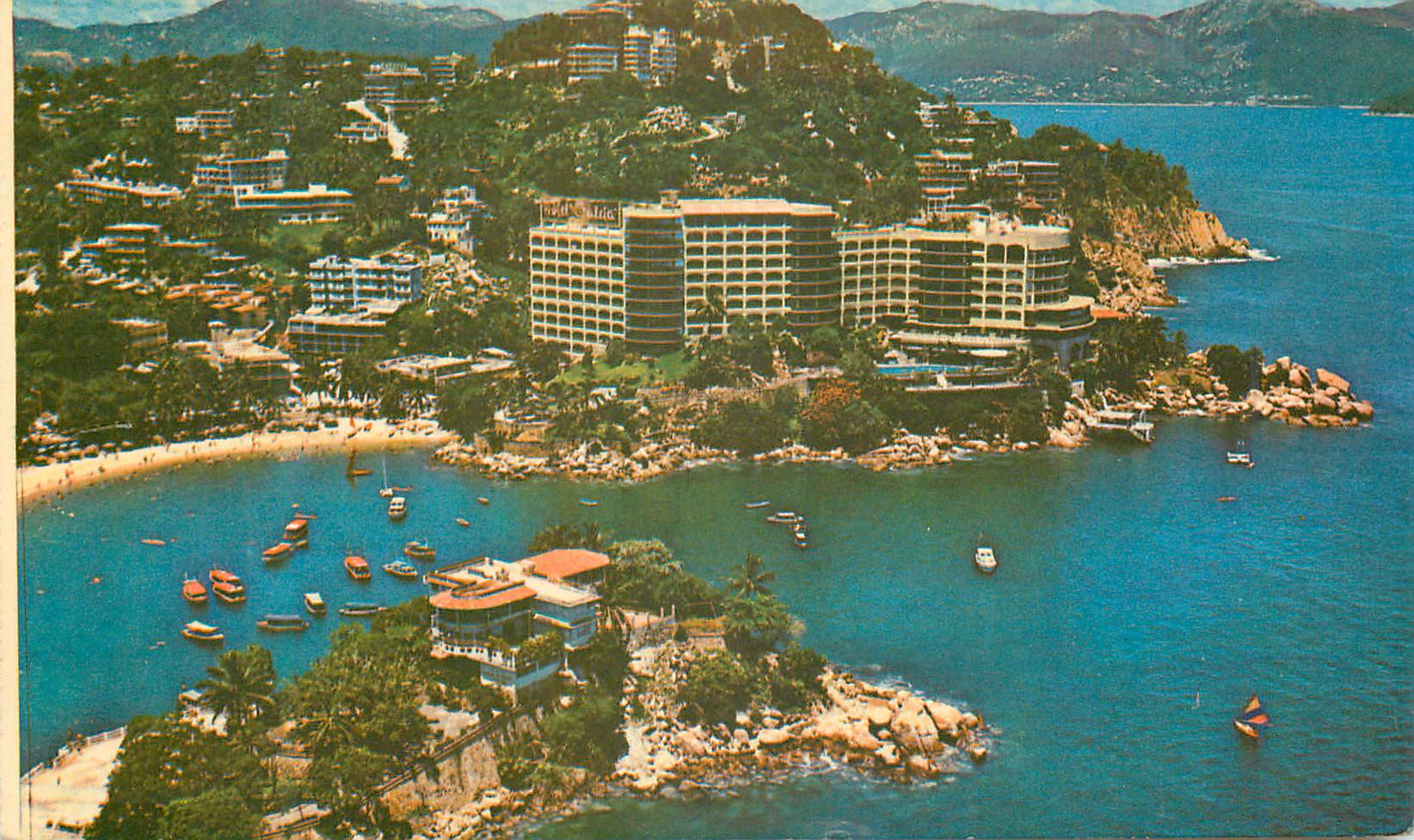 CPM Air View Caleta Hotel and Beach Acapulco Gro Mexico
