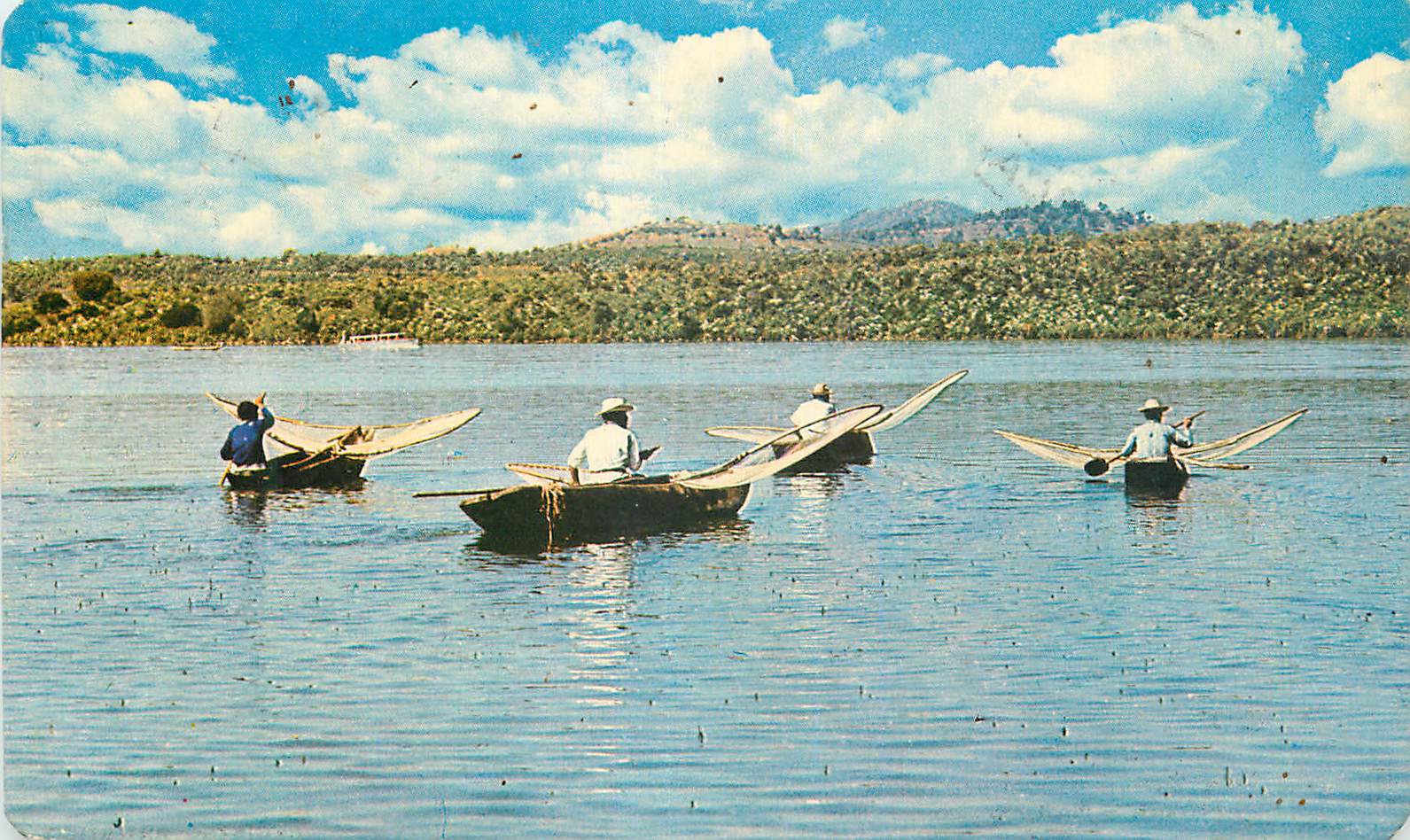 CPM The Butterfies Fishermen Patzcuaro Mich México