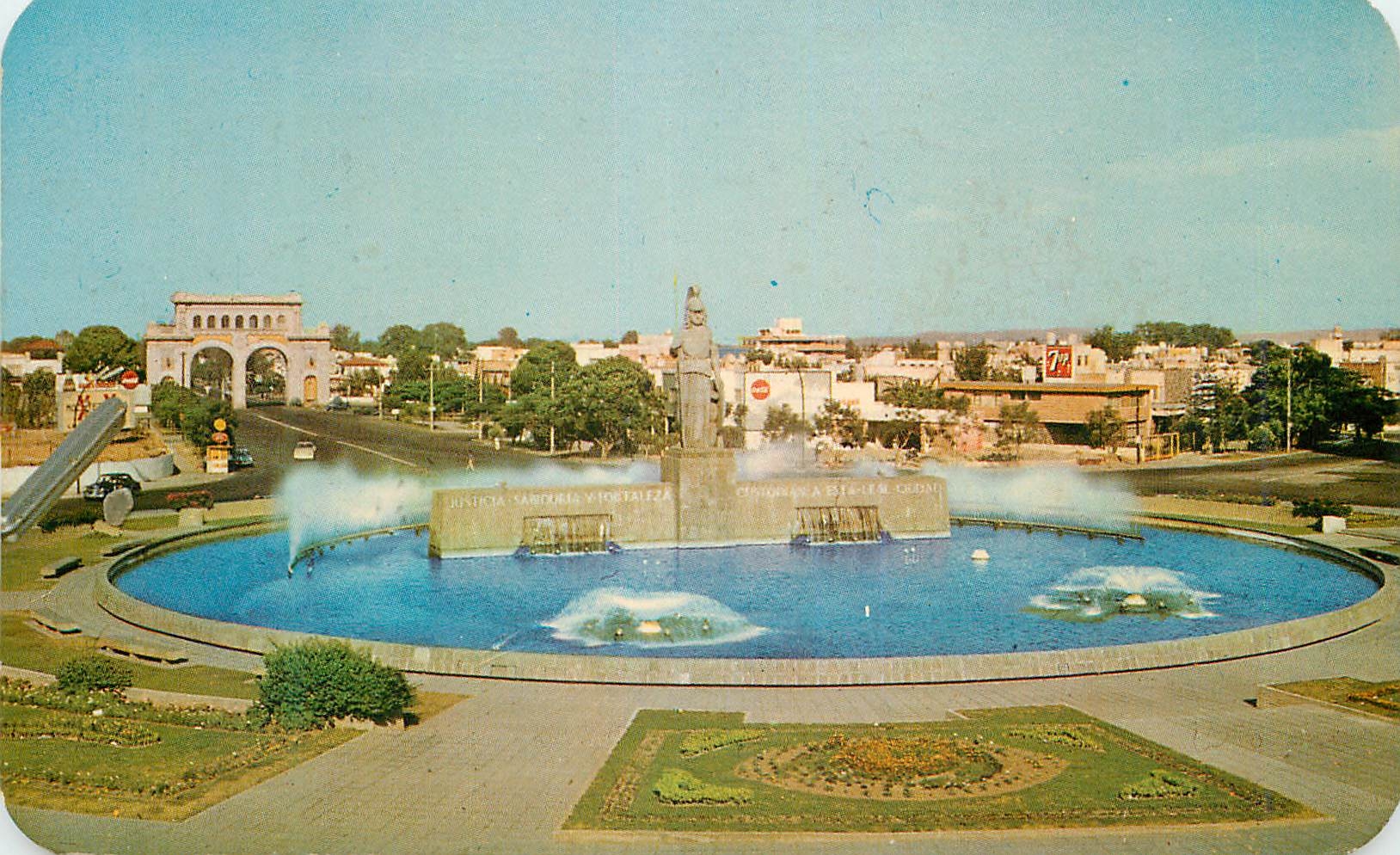 CPM The Minerva Fountain
 Guadalajara Jalisco Mexico