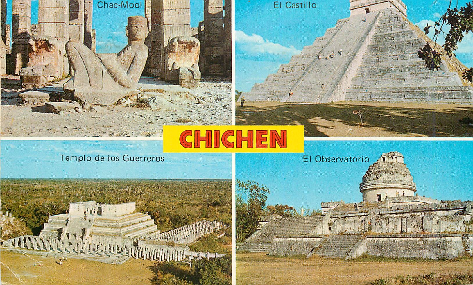 CPM Temple of the Warrior Chichen Itza Yuc Mexico