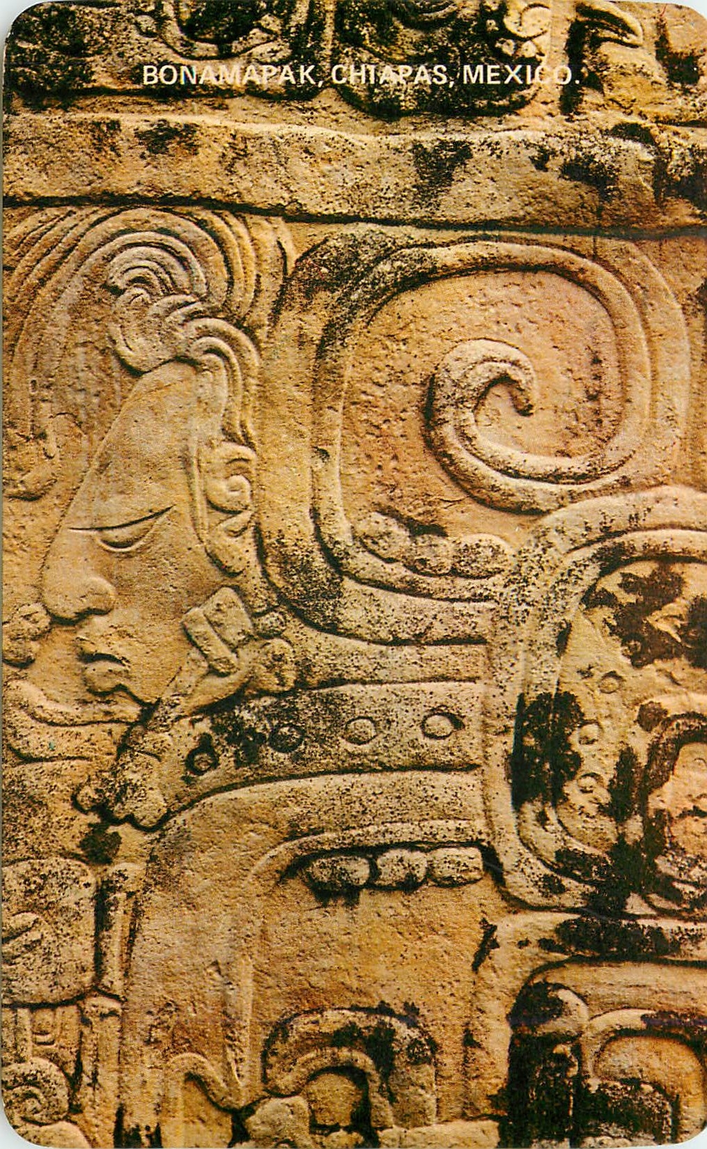 CPM Detail of Stela No I Bonampak Chis Mexico