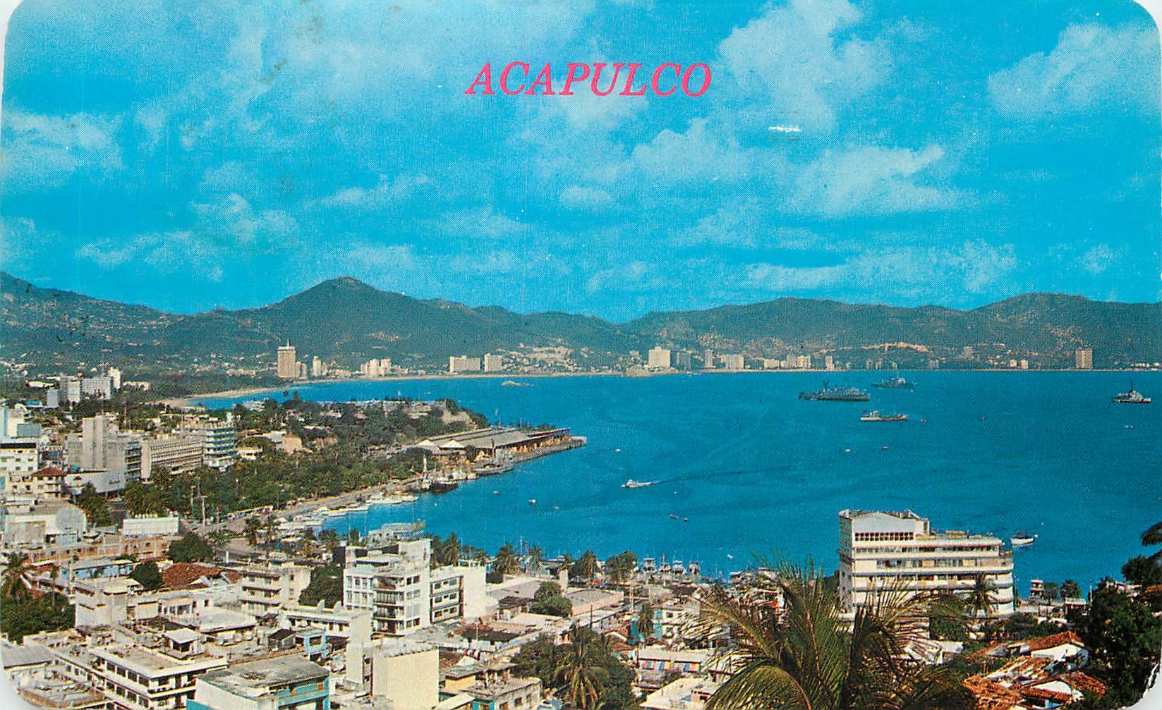 Acapulco — vue panoramique de la baie — éditeur NOLPER ASOCIADOS