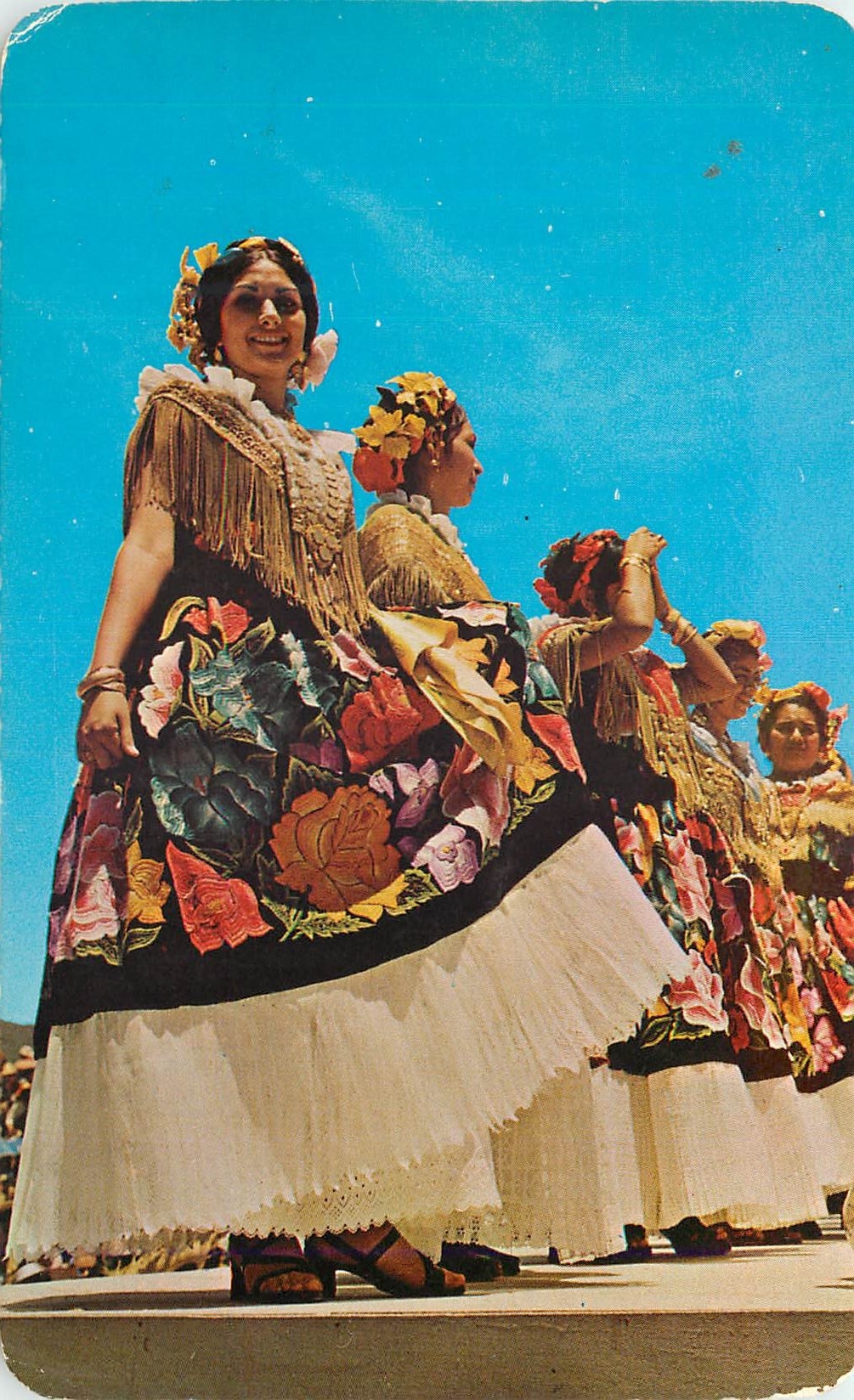 Femmes en costume traditionnel — Isthme de Tehuantepec, Oaxaca — Vistacolor, n° V3209