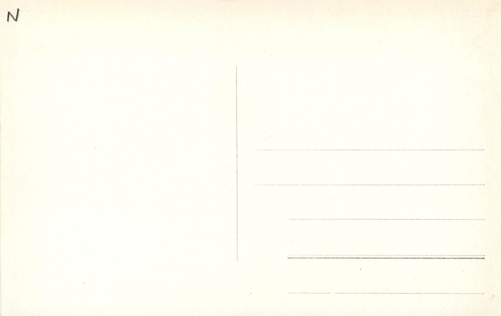 Spitsbergen. Cross-Bay — vue de la baie avec glacier et navire — Enerett-Mittet & Co. n° 18/23 — Verso