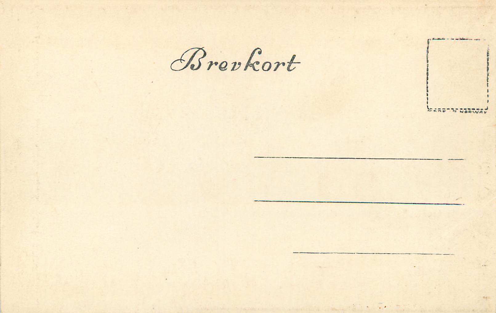 CPA Trollfjord — Verso