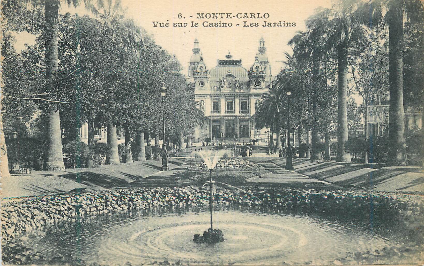 CPA MONTE-CARLO Vue sur Ie Casino - Les Jaudins