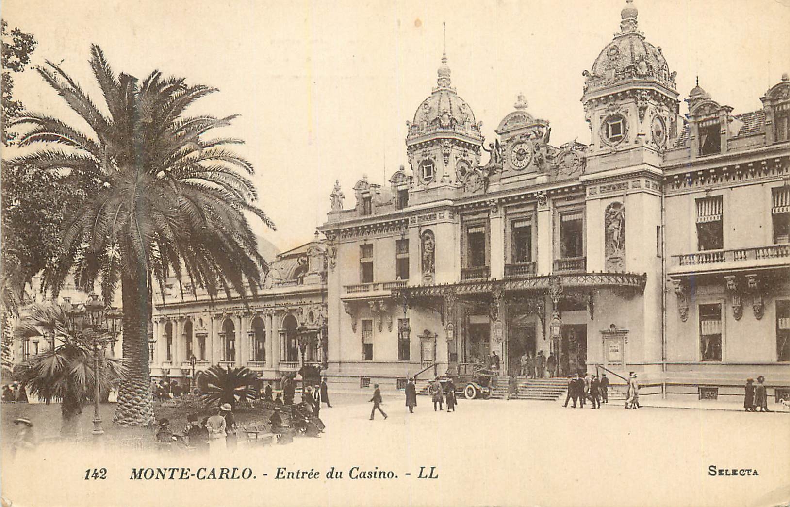 CPA MONTE-CARLO Entree du Casino