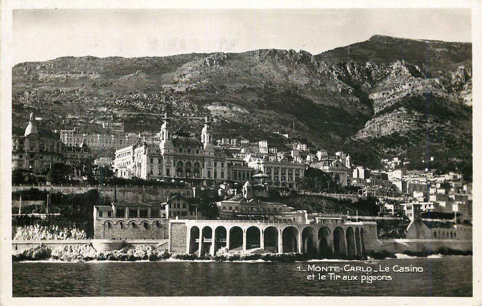 CPA MONTE-CARLO Le Casino et leTir aux pigeons