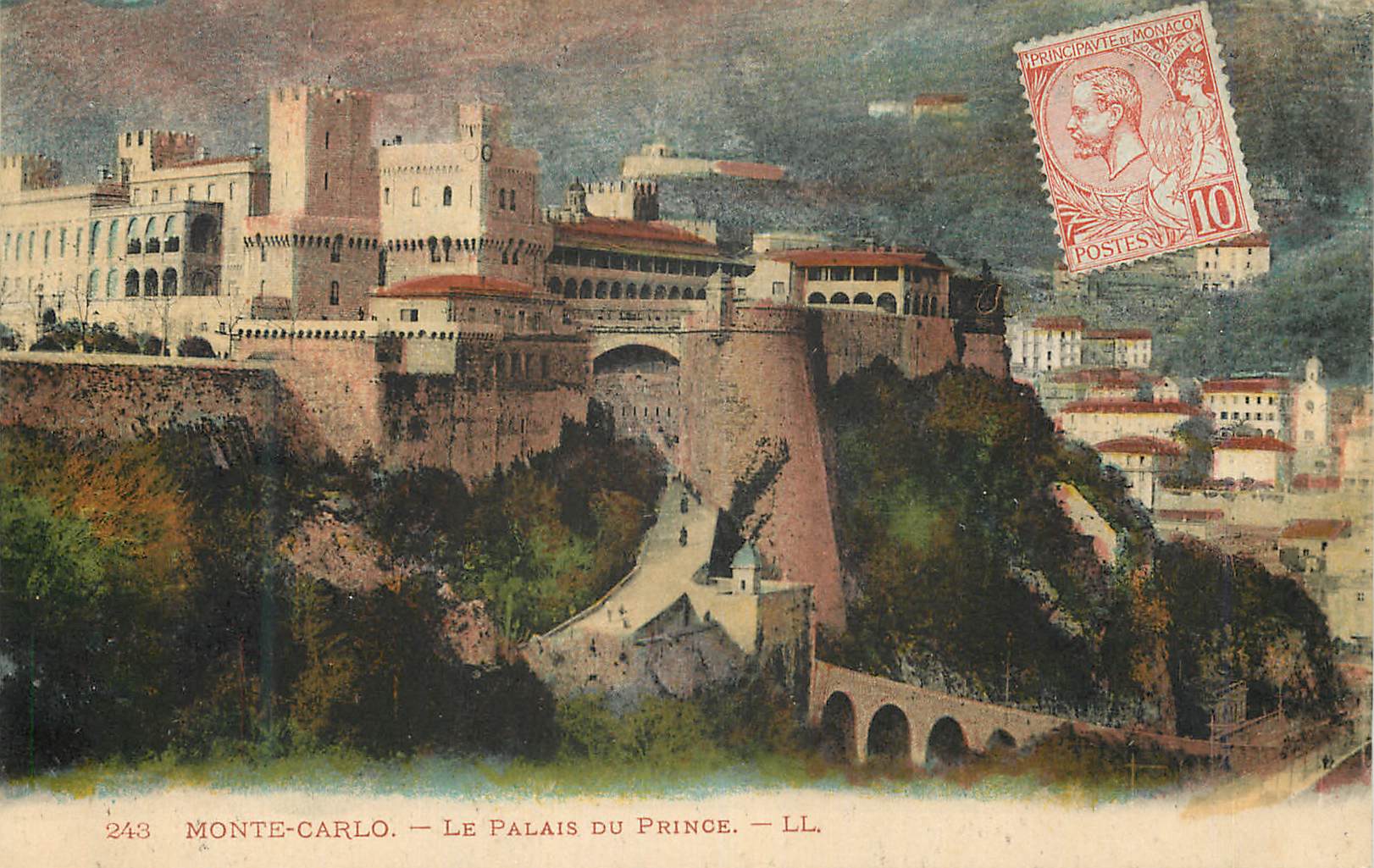 CPA MONTE-CARLO Le PALAIS DU PRINCE