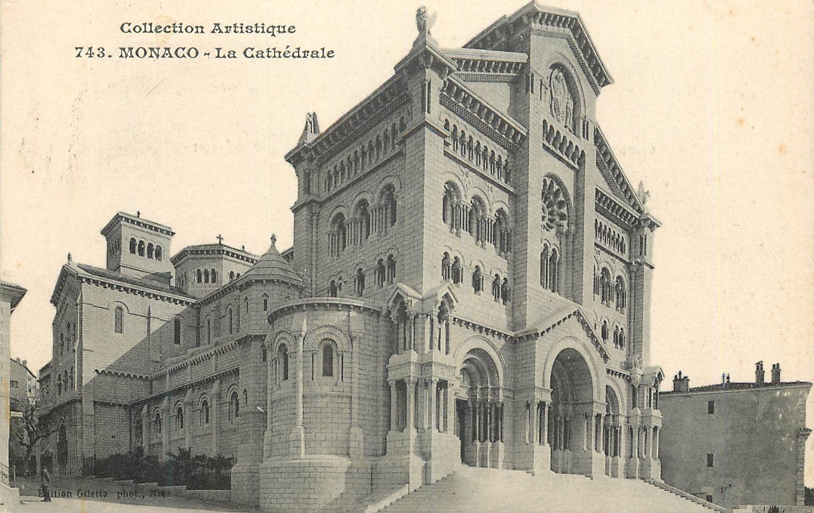 CPA Collection Artistiqne  MONACO - La Cathedrale