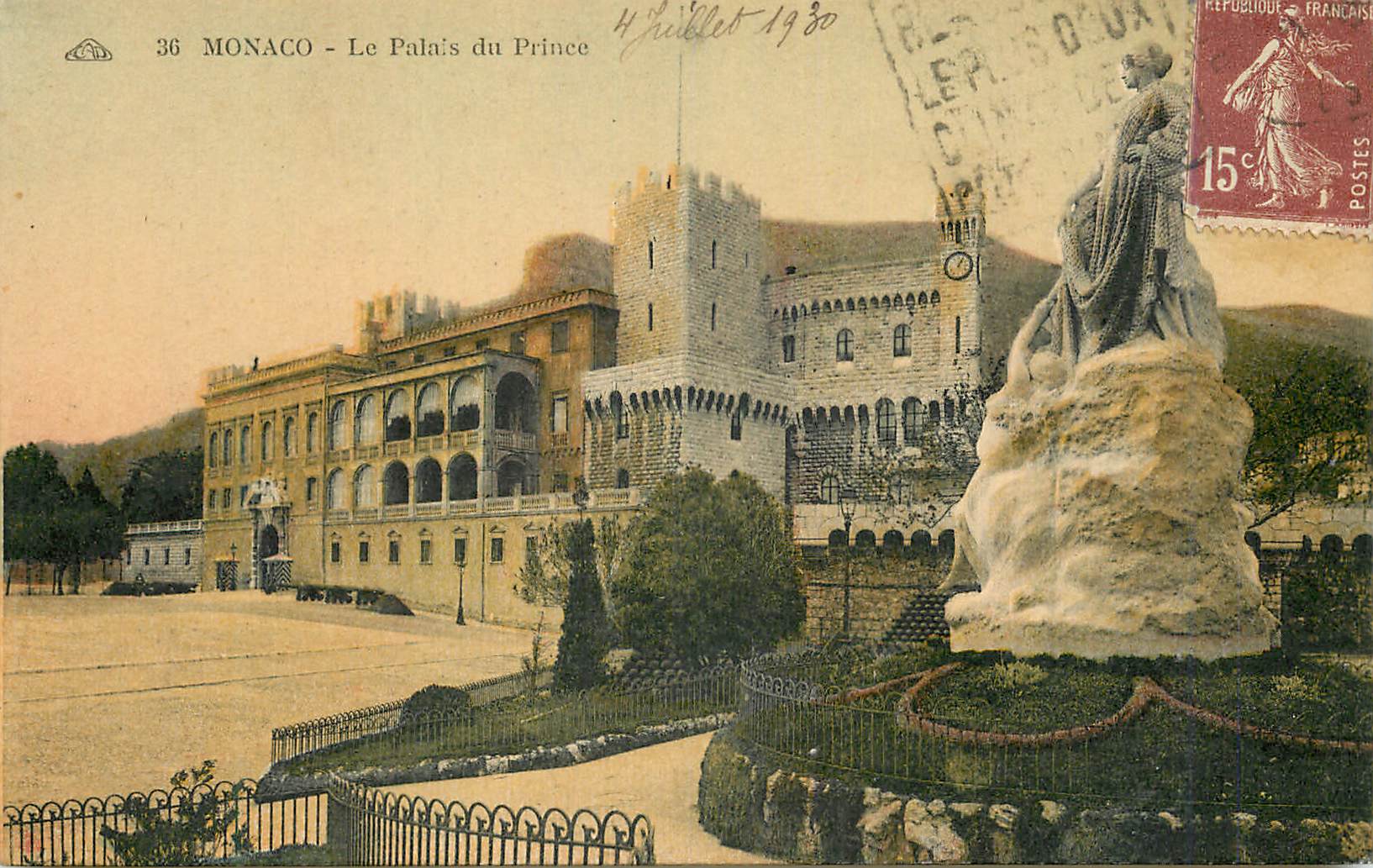 Monaco - Le Palais du Prince — éditeur Alacienne des Arts Photodendy, n°36