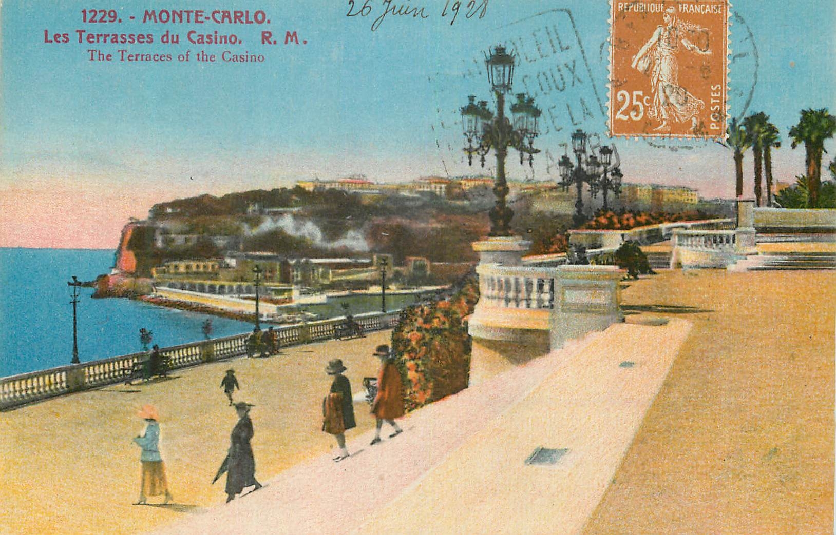 CPA Monte-carlo Les Terrasses du Casino