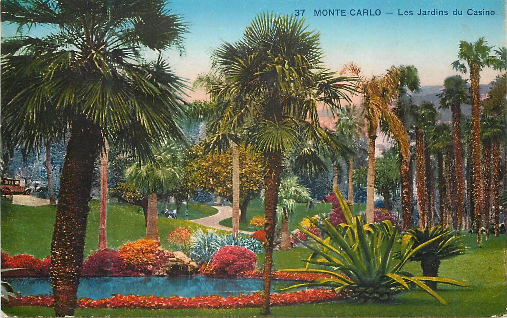 CPA MONTE CARLO — Les Jardins du Casino