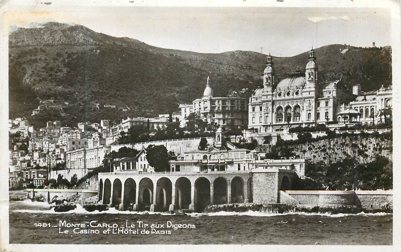 CPA Monte Carlo - Le Tir aux pigeons le Casino et L Hotel de Paris