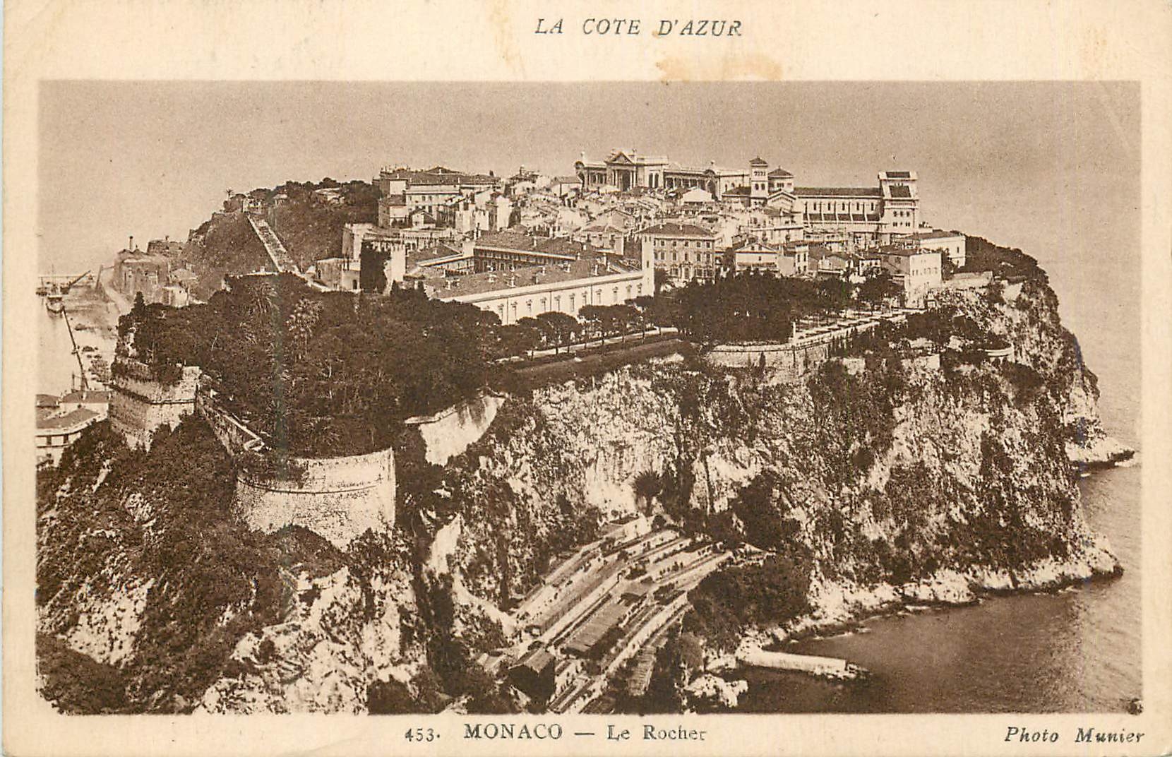 CPA MONACO Le Rocher