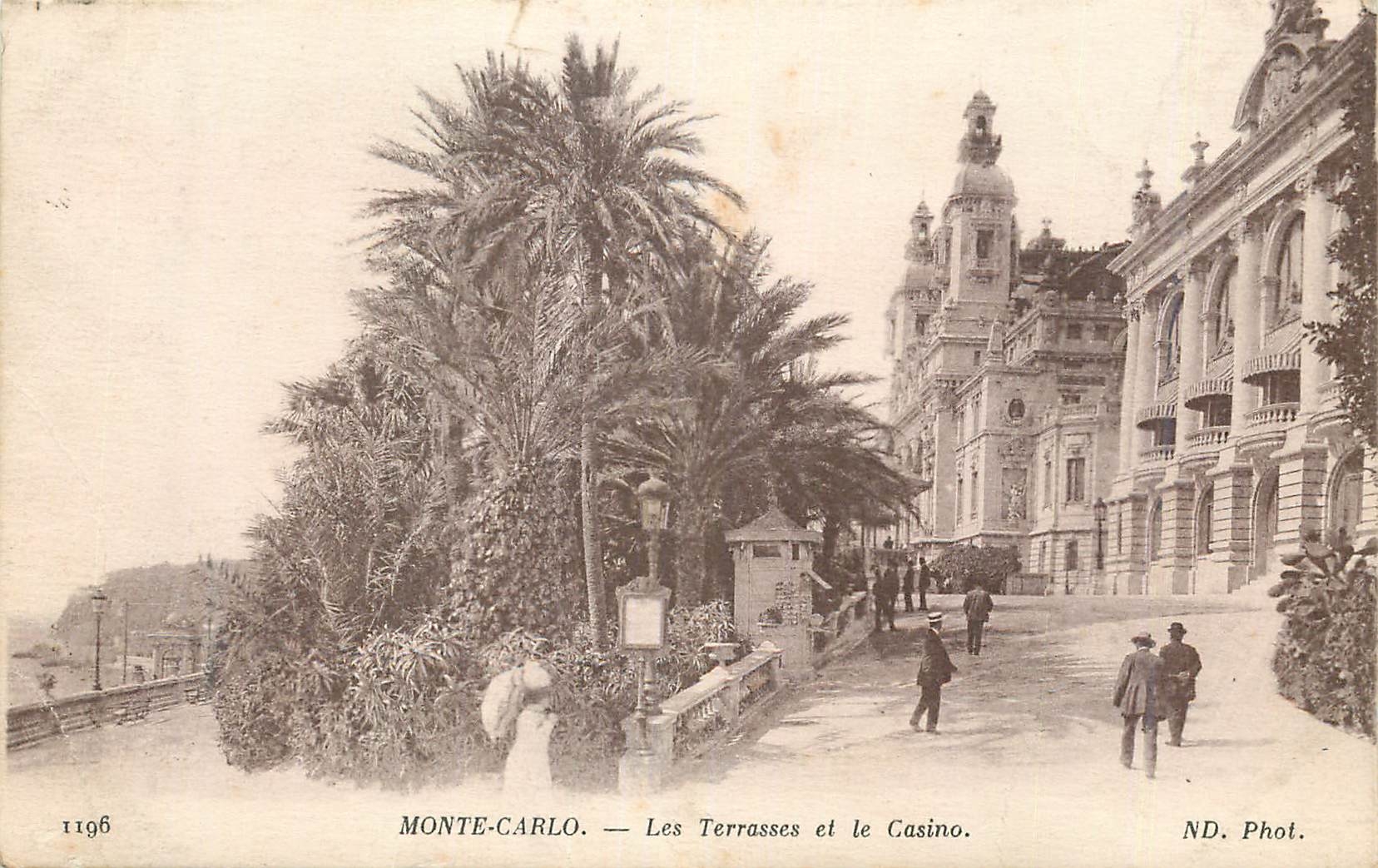 CPA Monte-carlo Les Terrasses et le Casino
