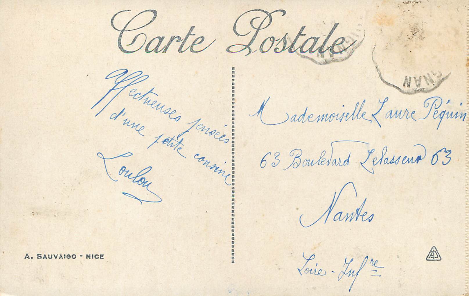 CPA Monte-carlo  Le Casino et l'Hotel de Paris. — Rückseite