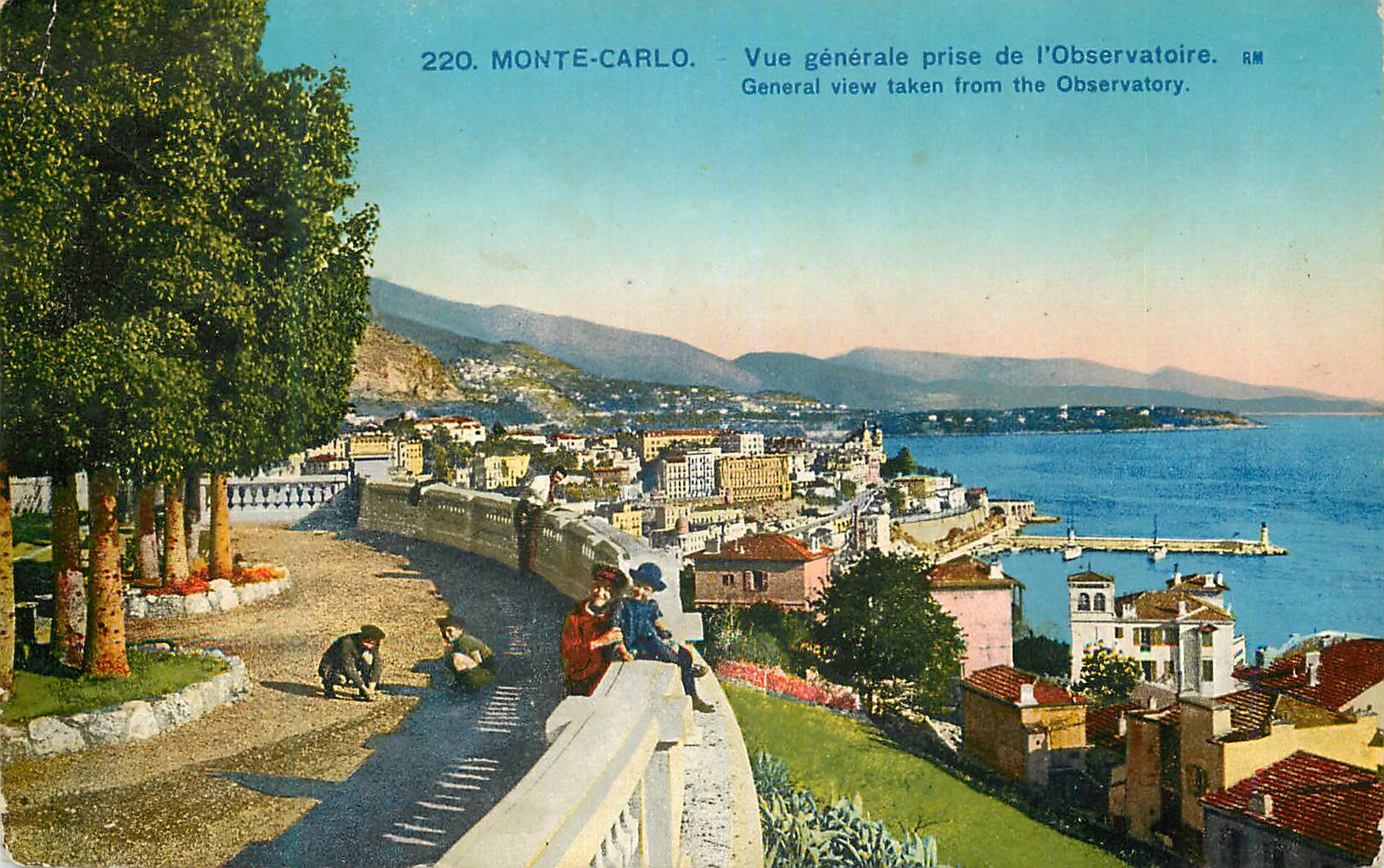CPA Monte-carlo Vue generale prise de l Observatoire