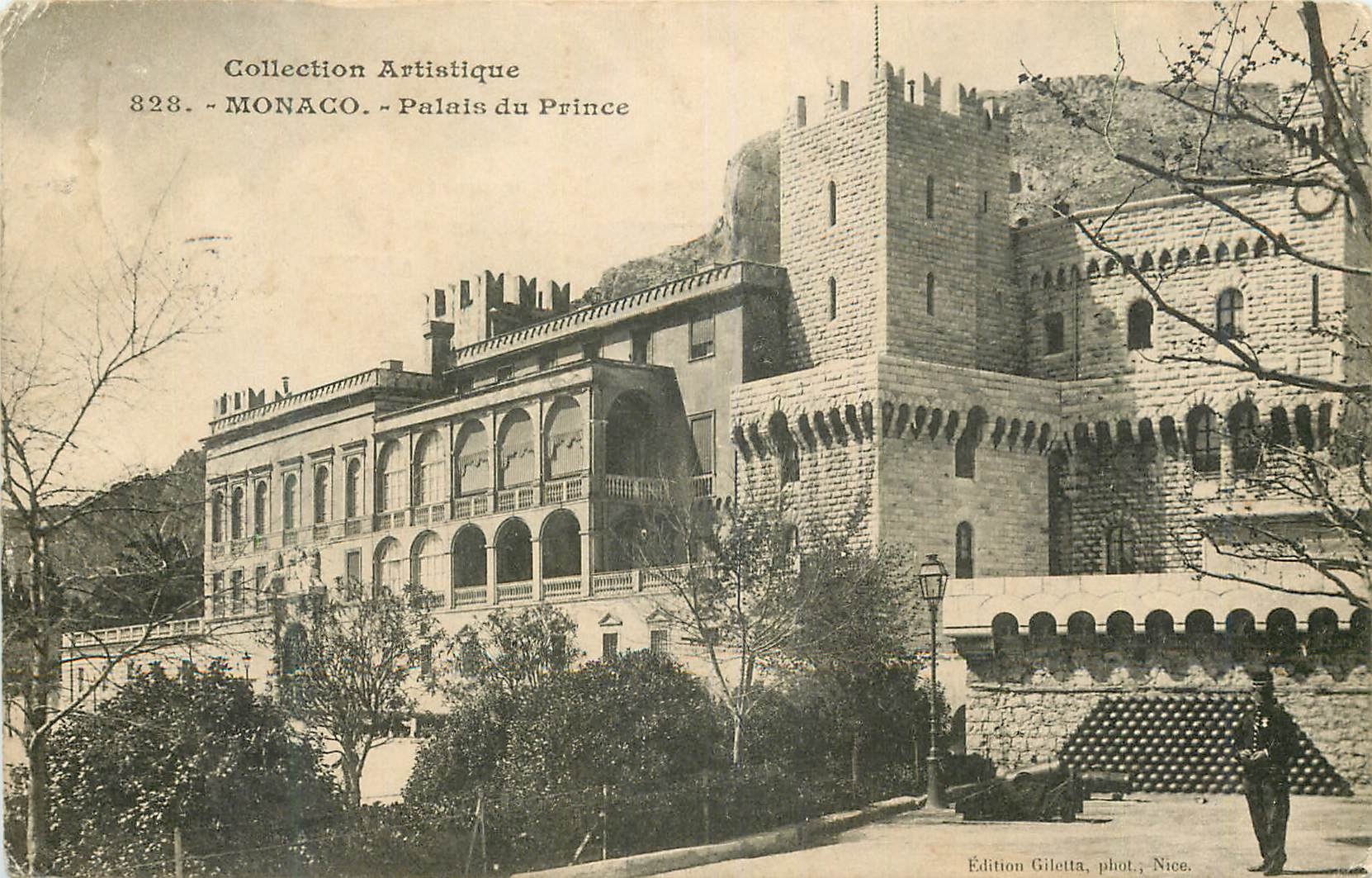 CPA Collection Artistique - MONACO -Palais du Prince