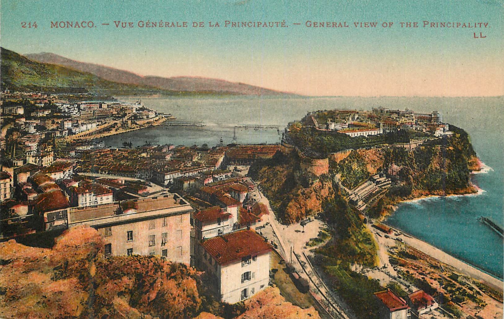 CPA MONACO  Vue generale de la Principaute
