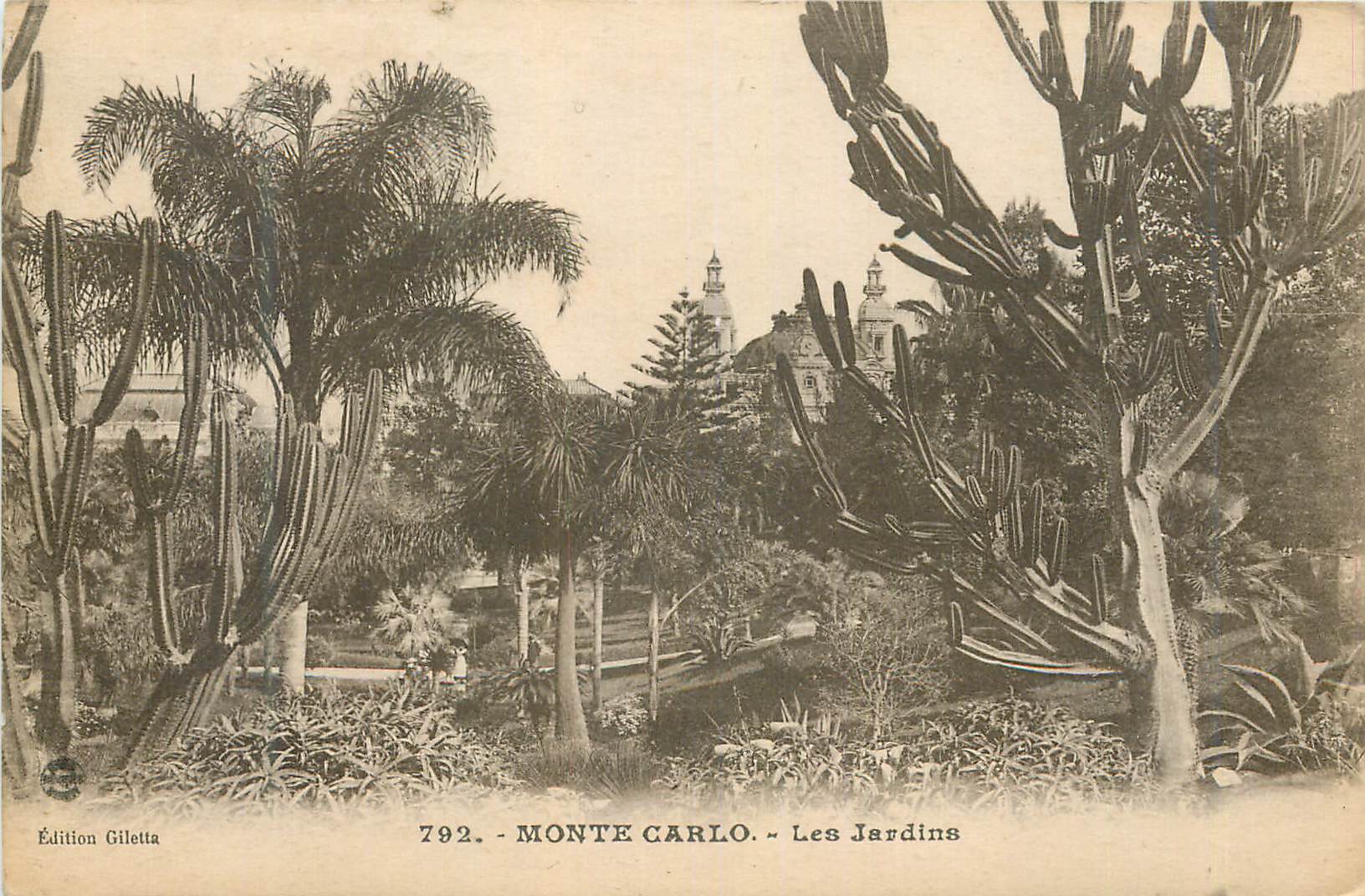 CPA MONTE CARLO. - Les Jardins