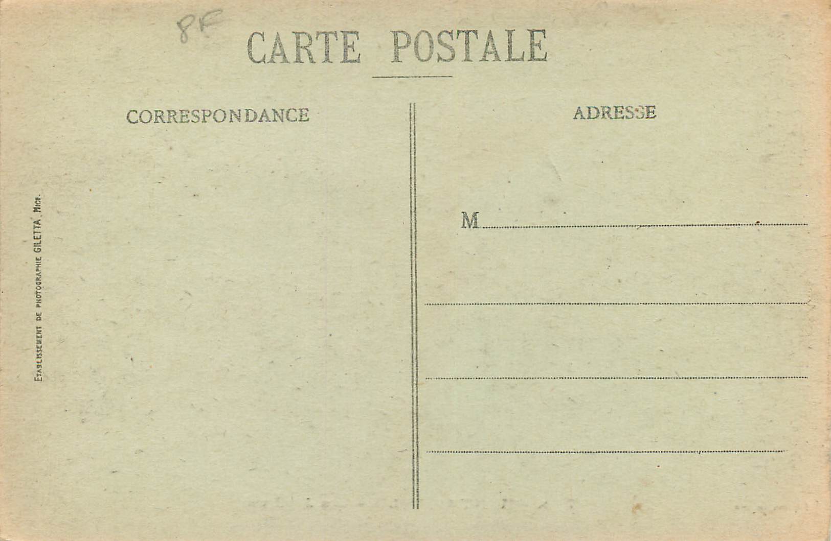 CPA MONTE CARLO. - Les Jardins — Rückseite