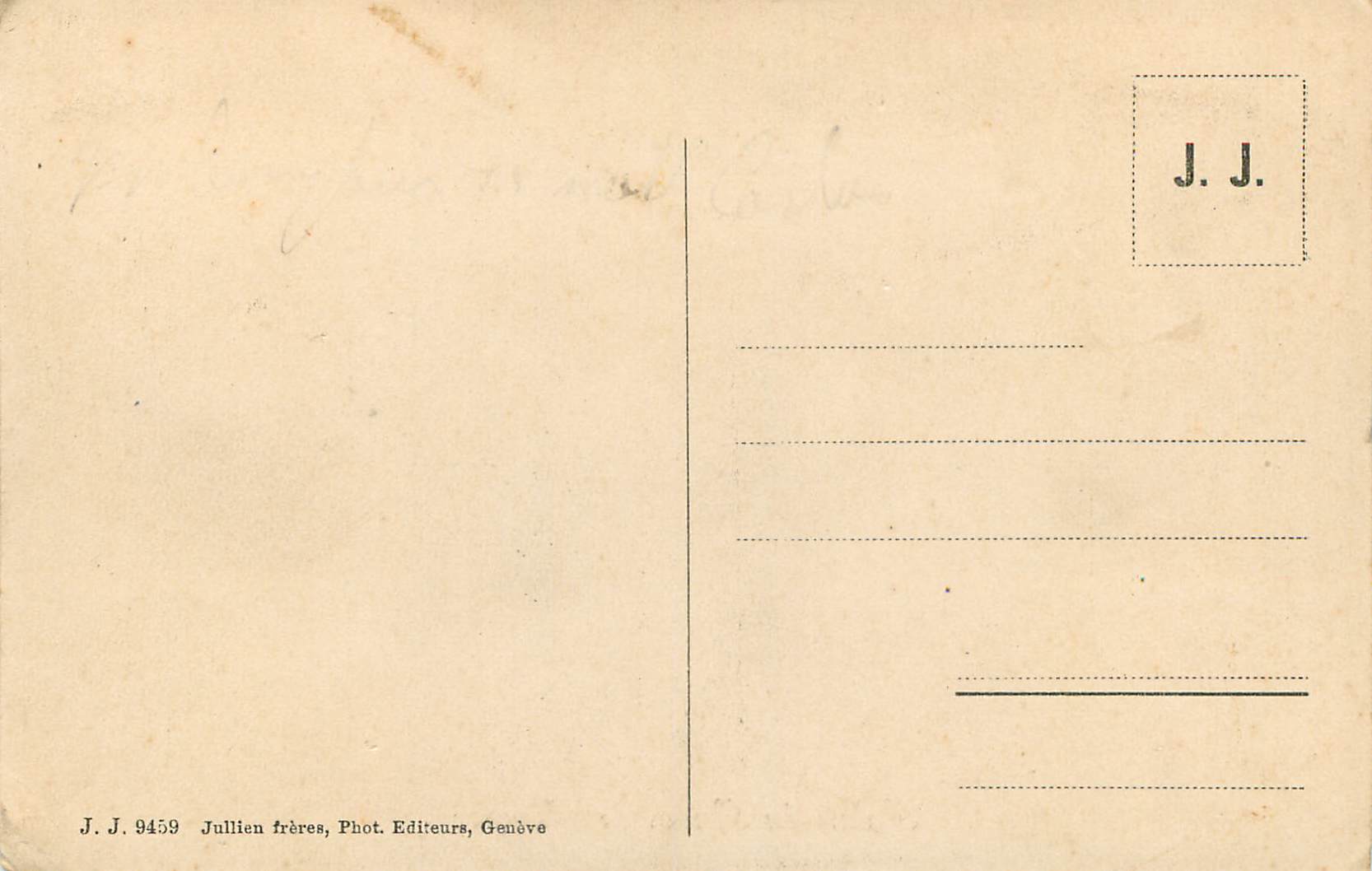 CPA MONACO - Le Palais du Prince — Rückseite