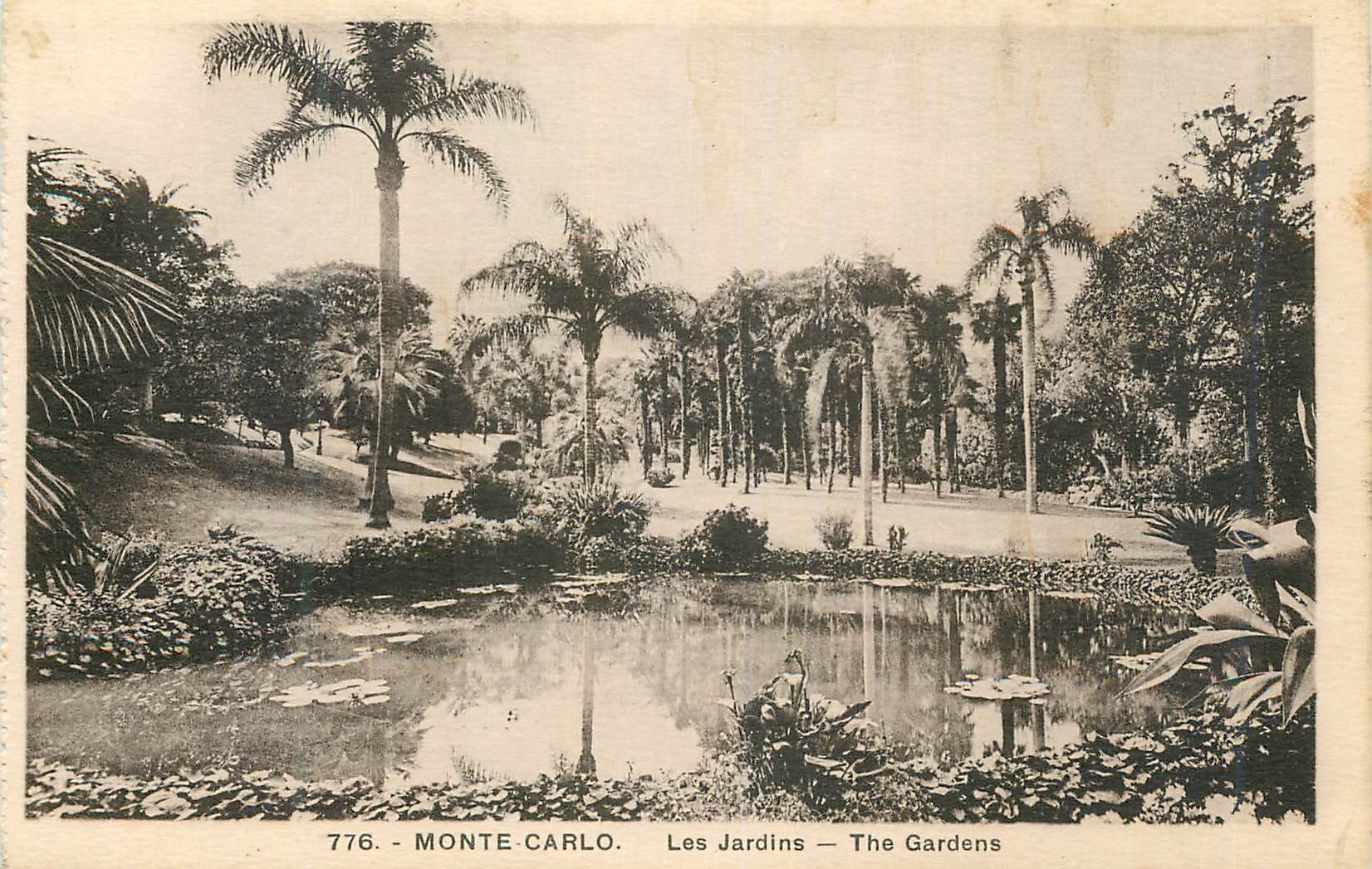 CPA MONTE CARLO- Les Jardins
