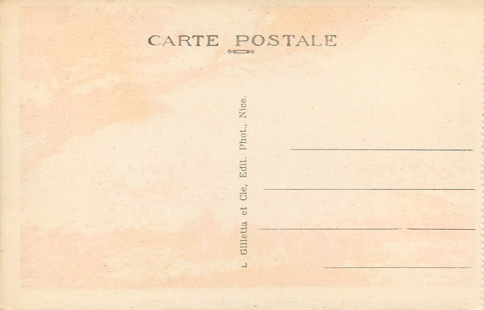 CPA MONTE CARLO- Les Jardins — Rückseite