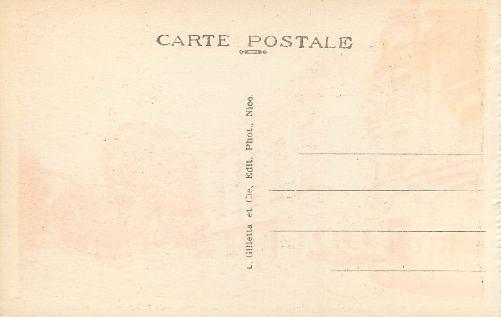 CPA Musée Océanographique de Monaco — Façade principale — Rückseite