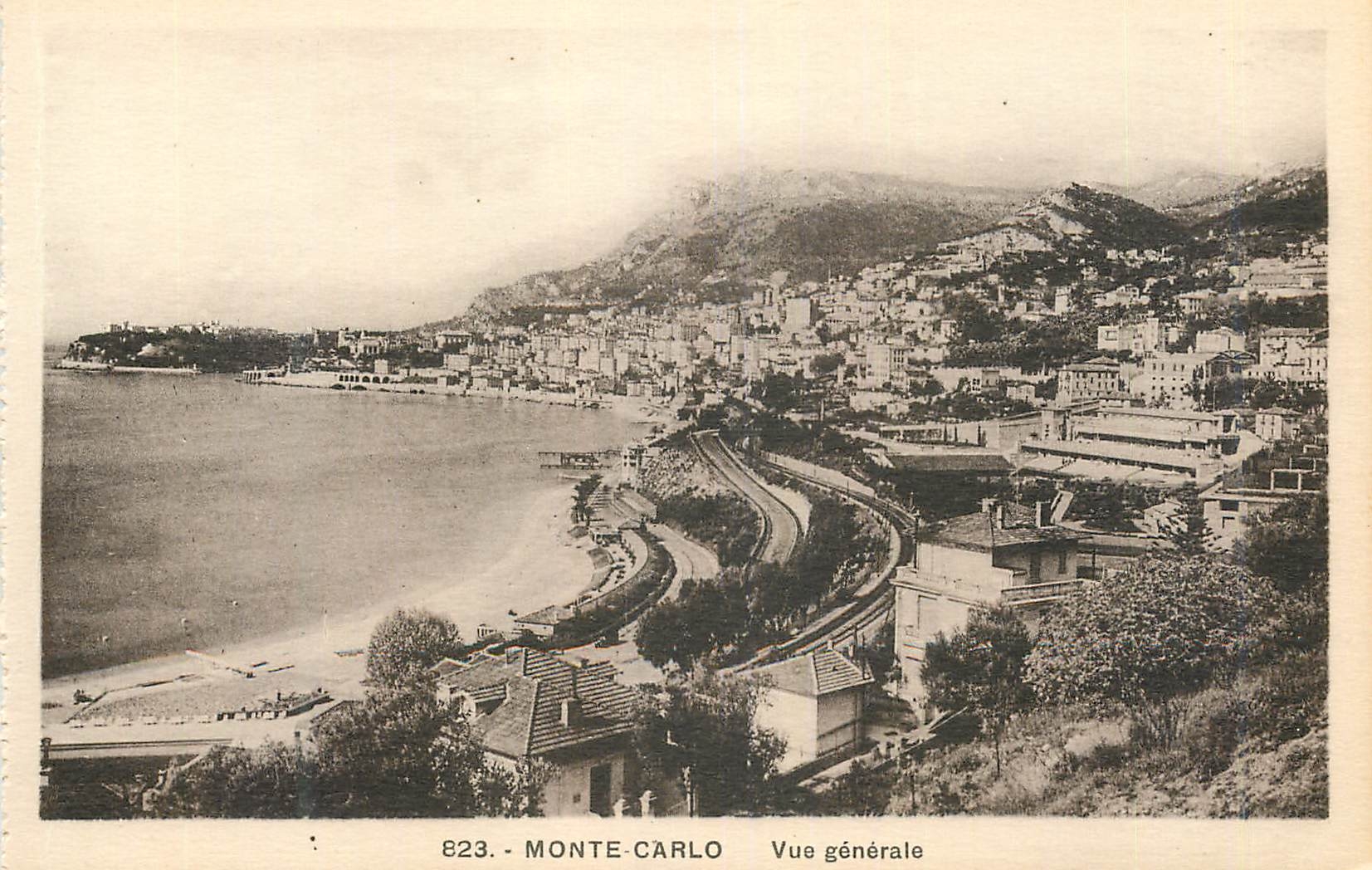 CPA MONTE-CARLO Vue générale