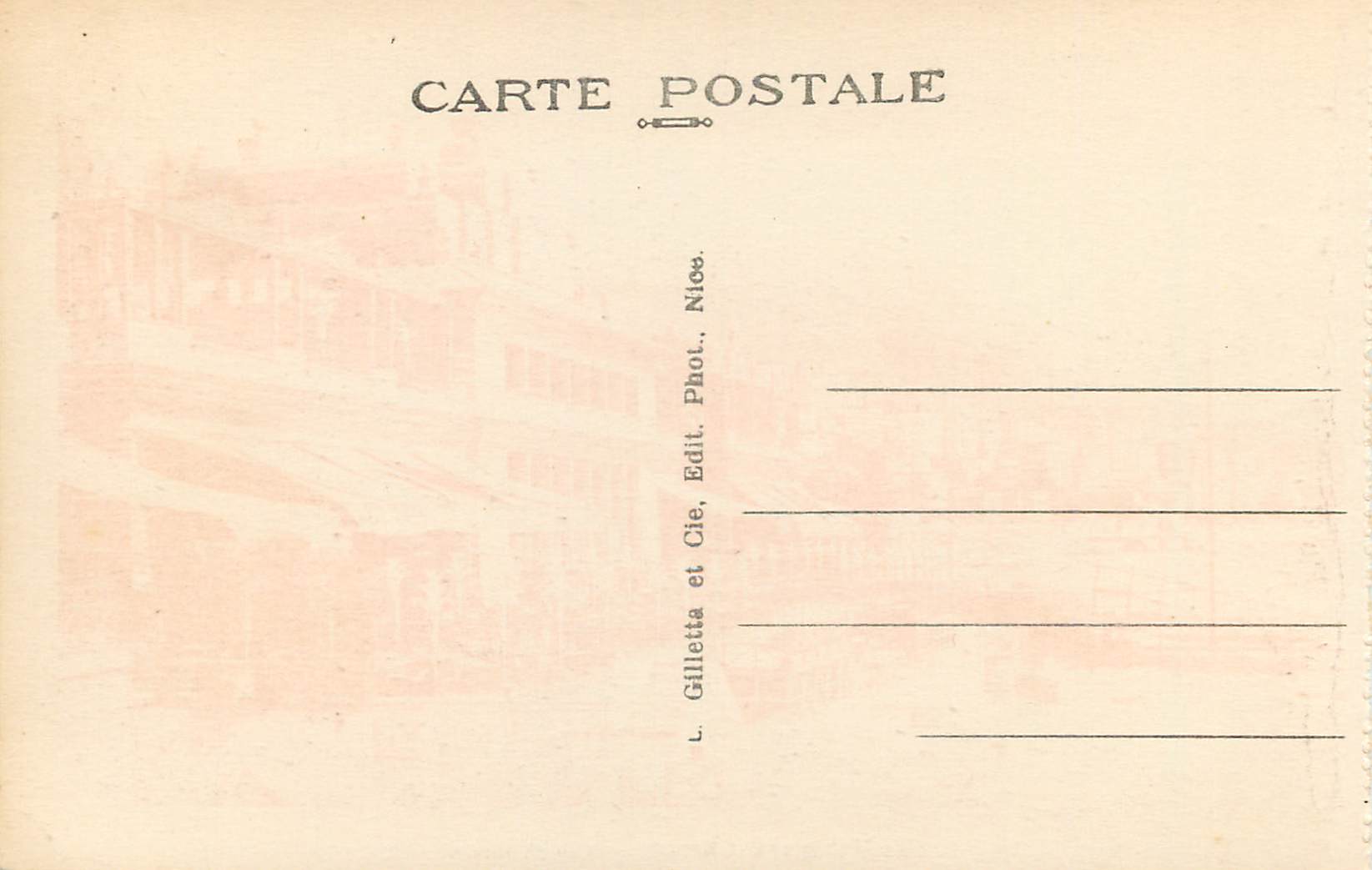 CPA MONTE-CARLO Vue générale — Rückseite
