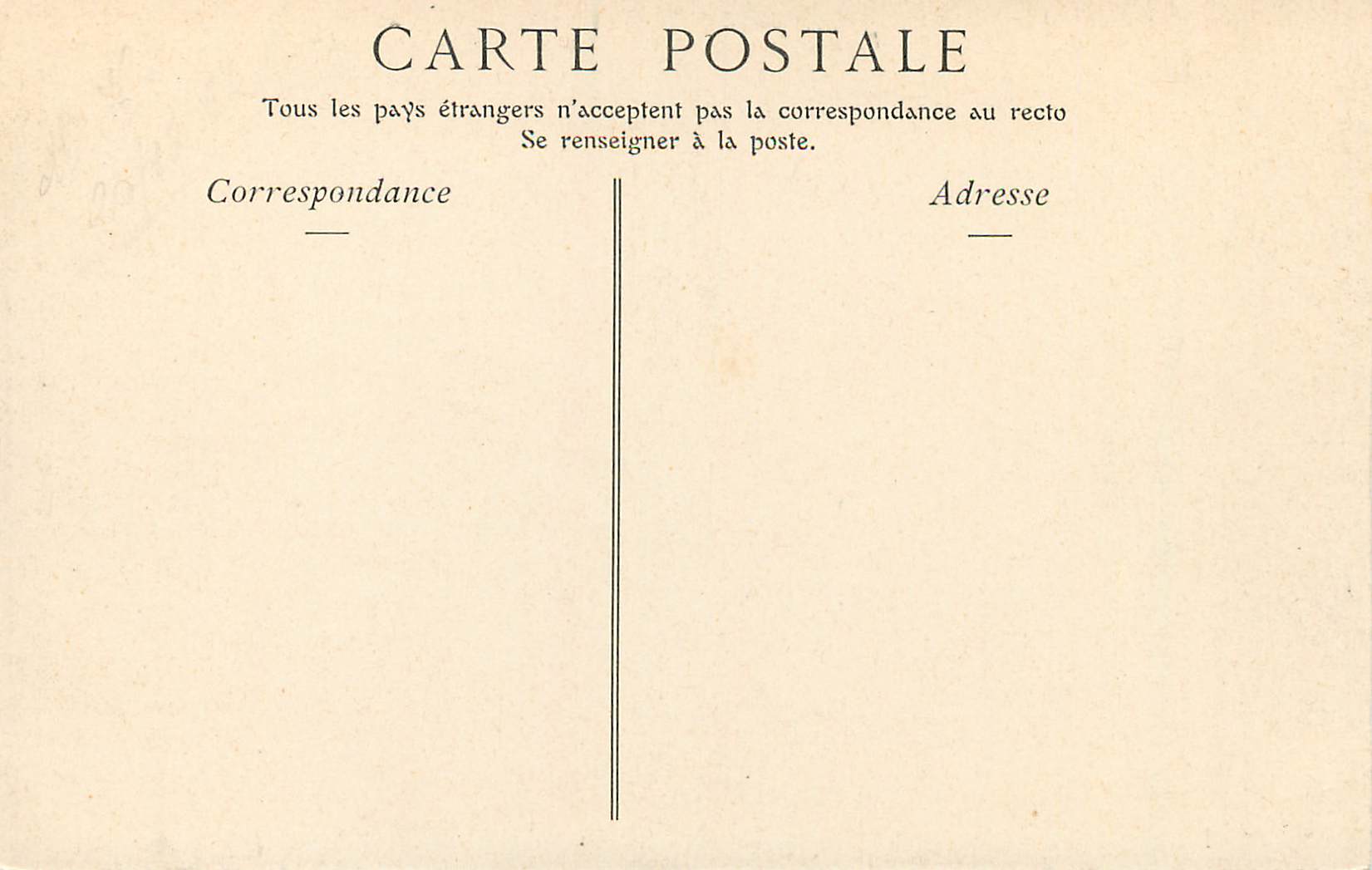 CPA Principauté de Monaco. - Monte-Carlo. la Condamine et le Rocher de Monaco. — Rückseite