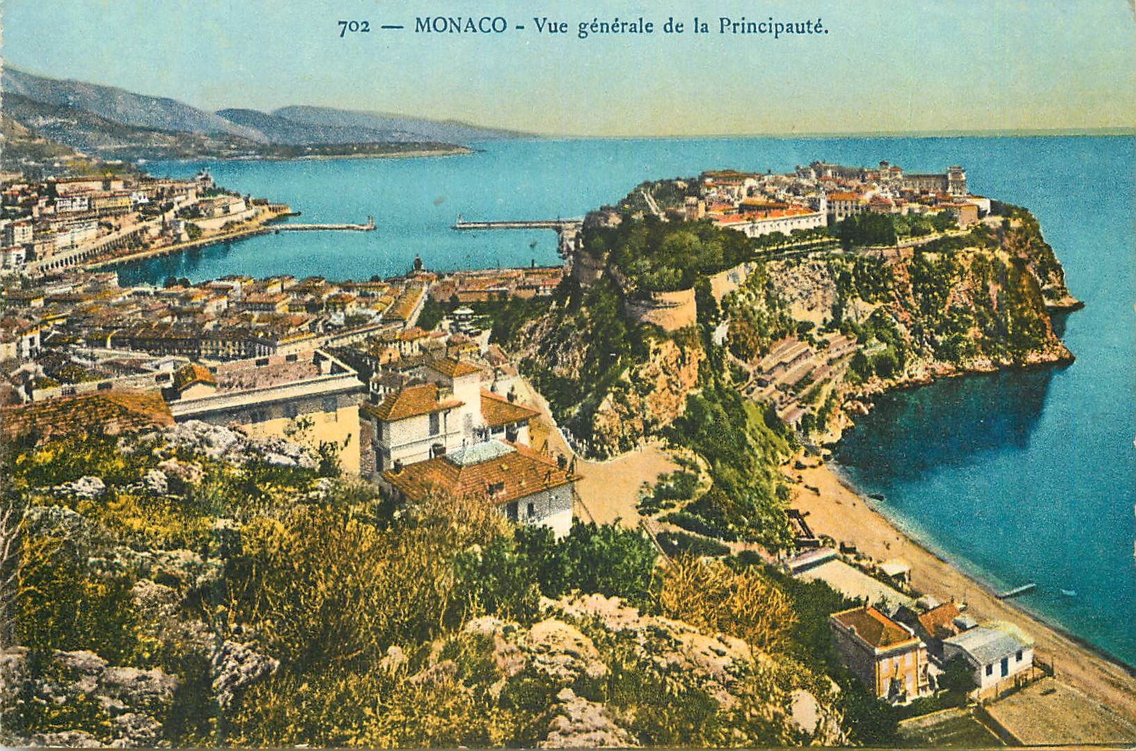 CPA MONACO - Vue générale de la Principauté.