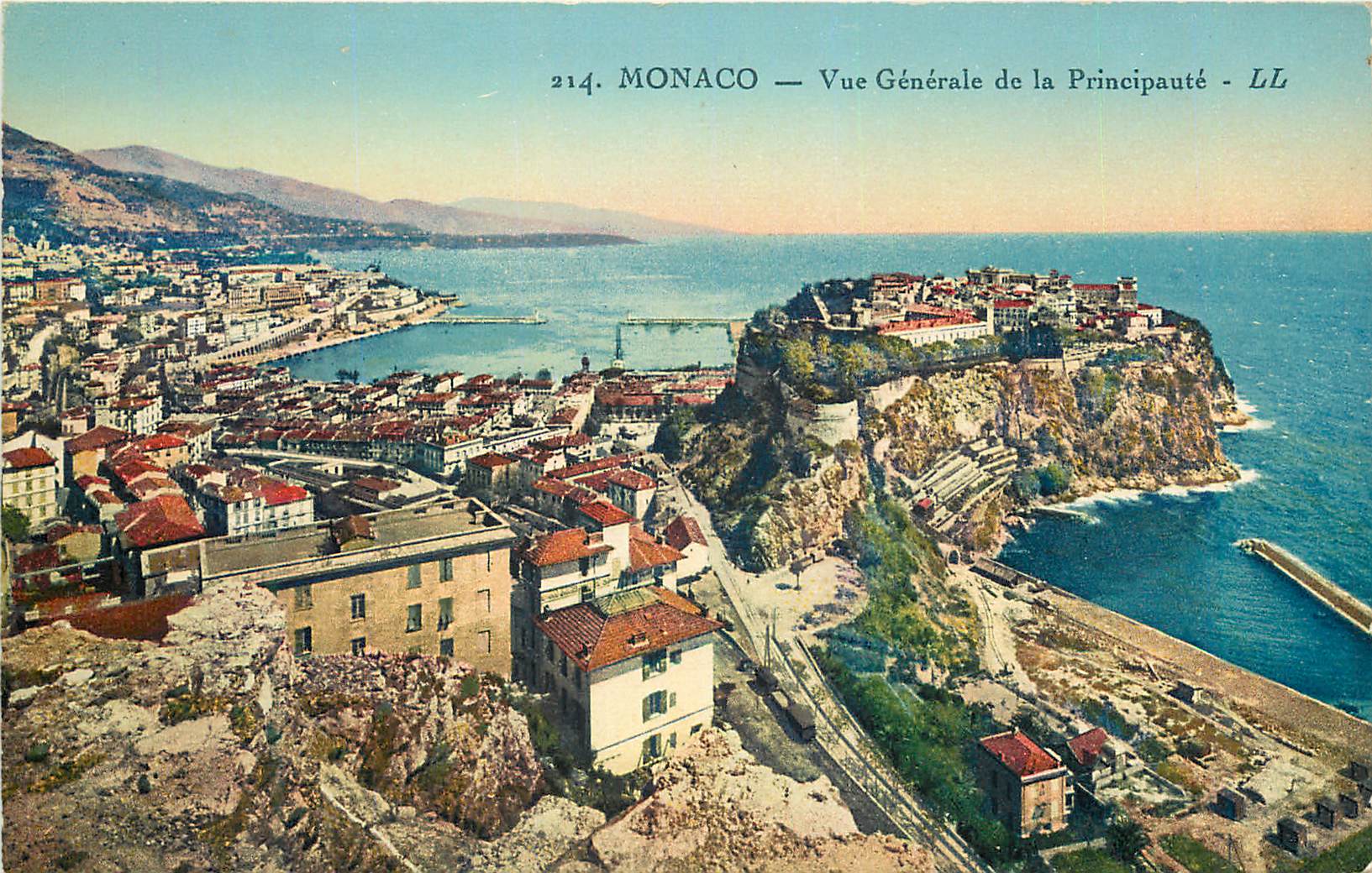 CPA MONACO — Vue Generale de la Principauté