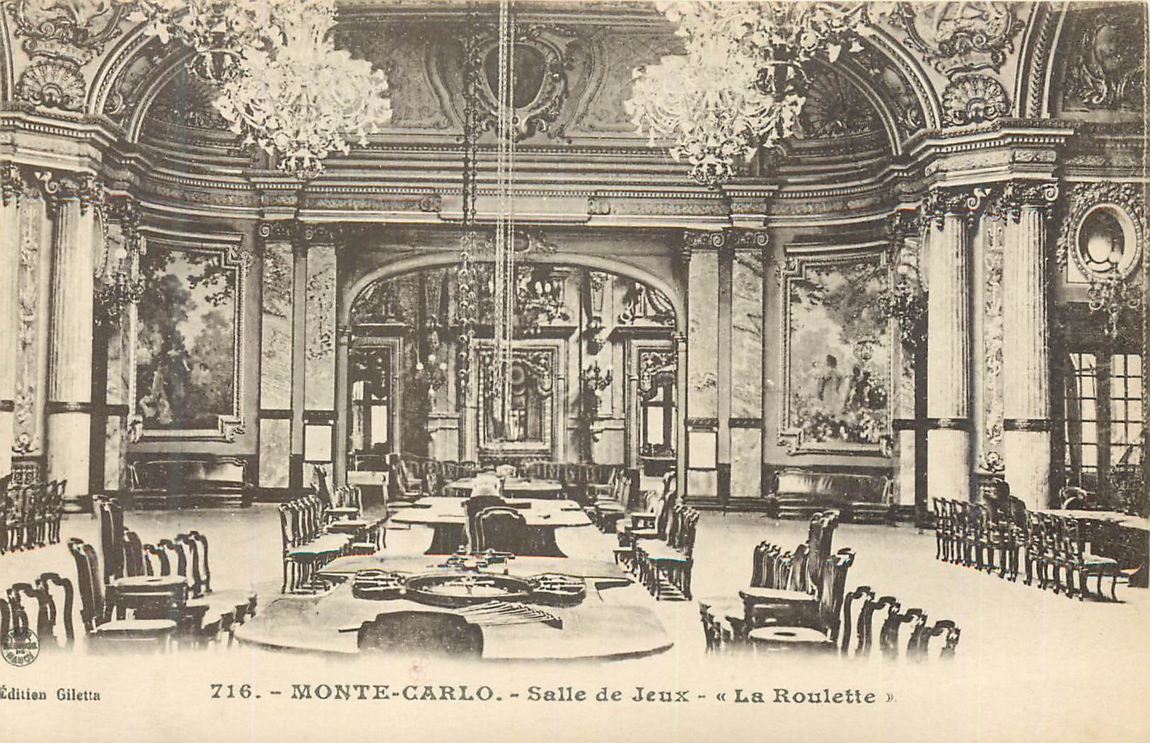 CPA MONTE-CARLO - Salle de Jeux- La Roulette