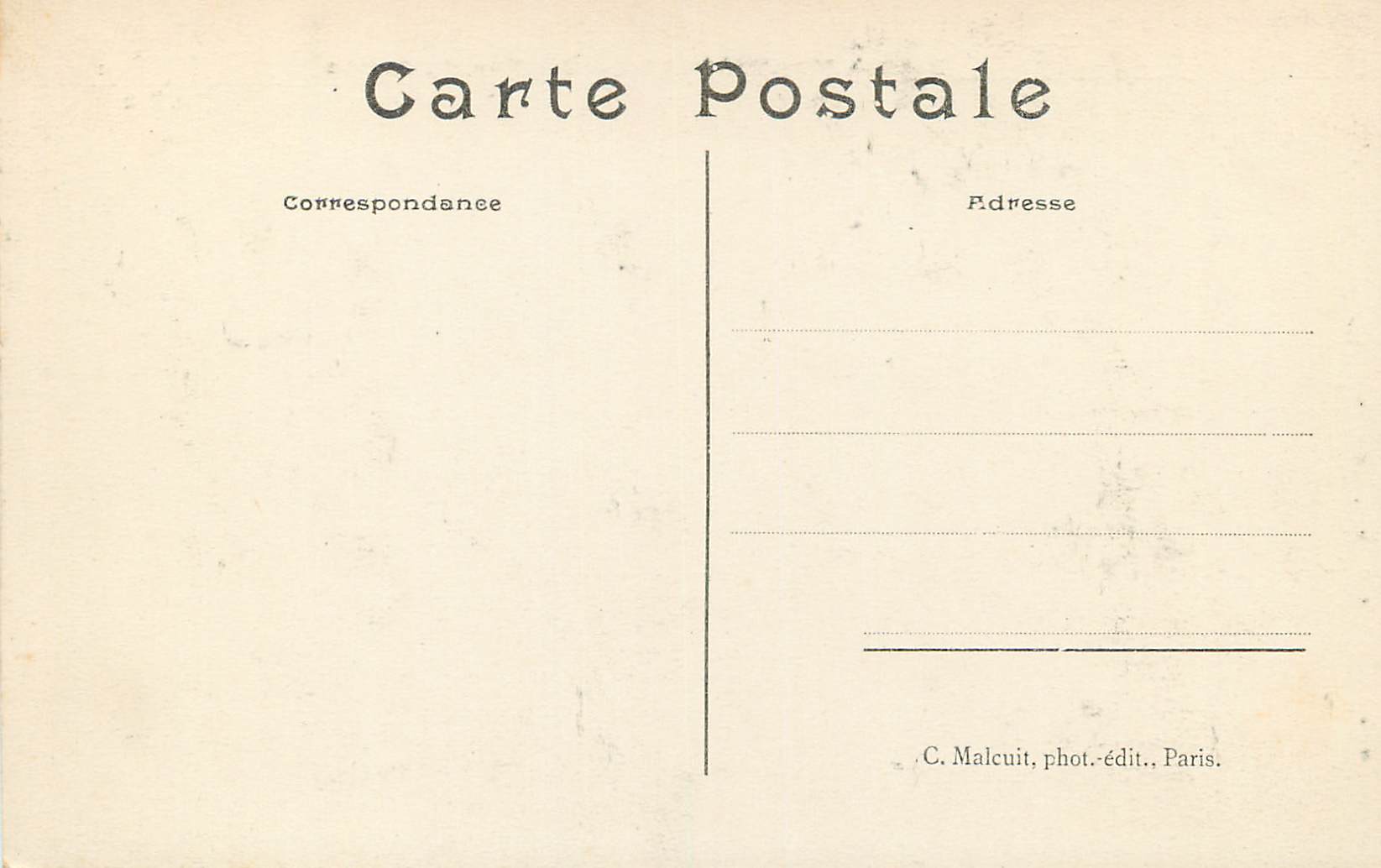CPA Monte-carlo jardins du Casino — Rückseite