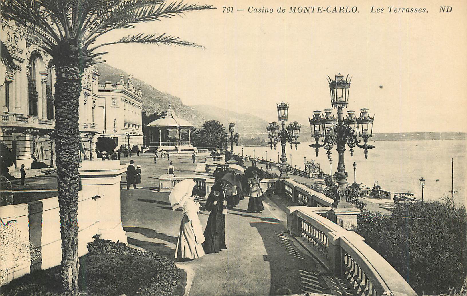 CPA Casino de MONTE-CARLO. Les Terrasses.