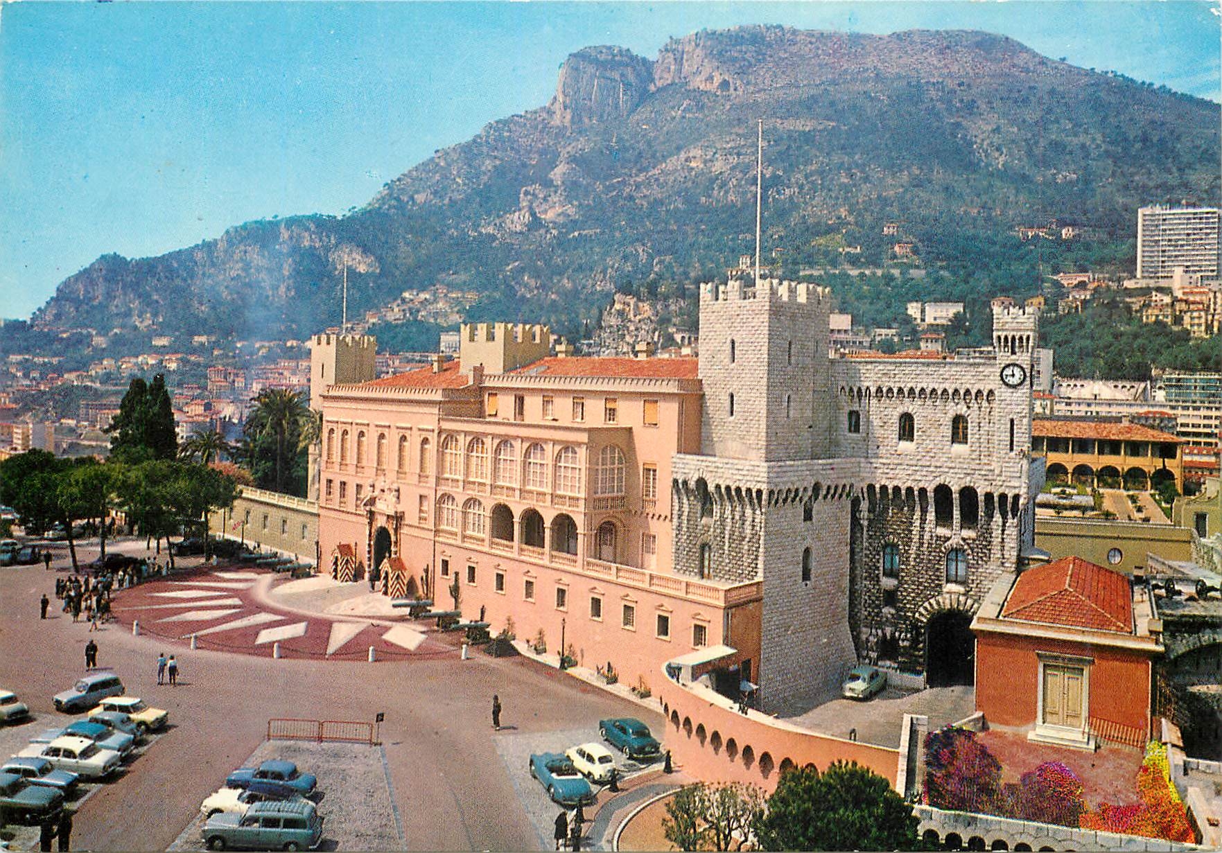 CPM LES SITES MERVEILLEUX DE LA COTE D'AZUR  Principauté de MONACO.Le Palais du Prince et la Tête de Chien
