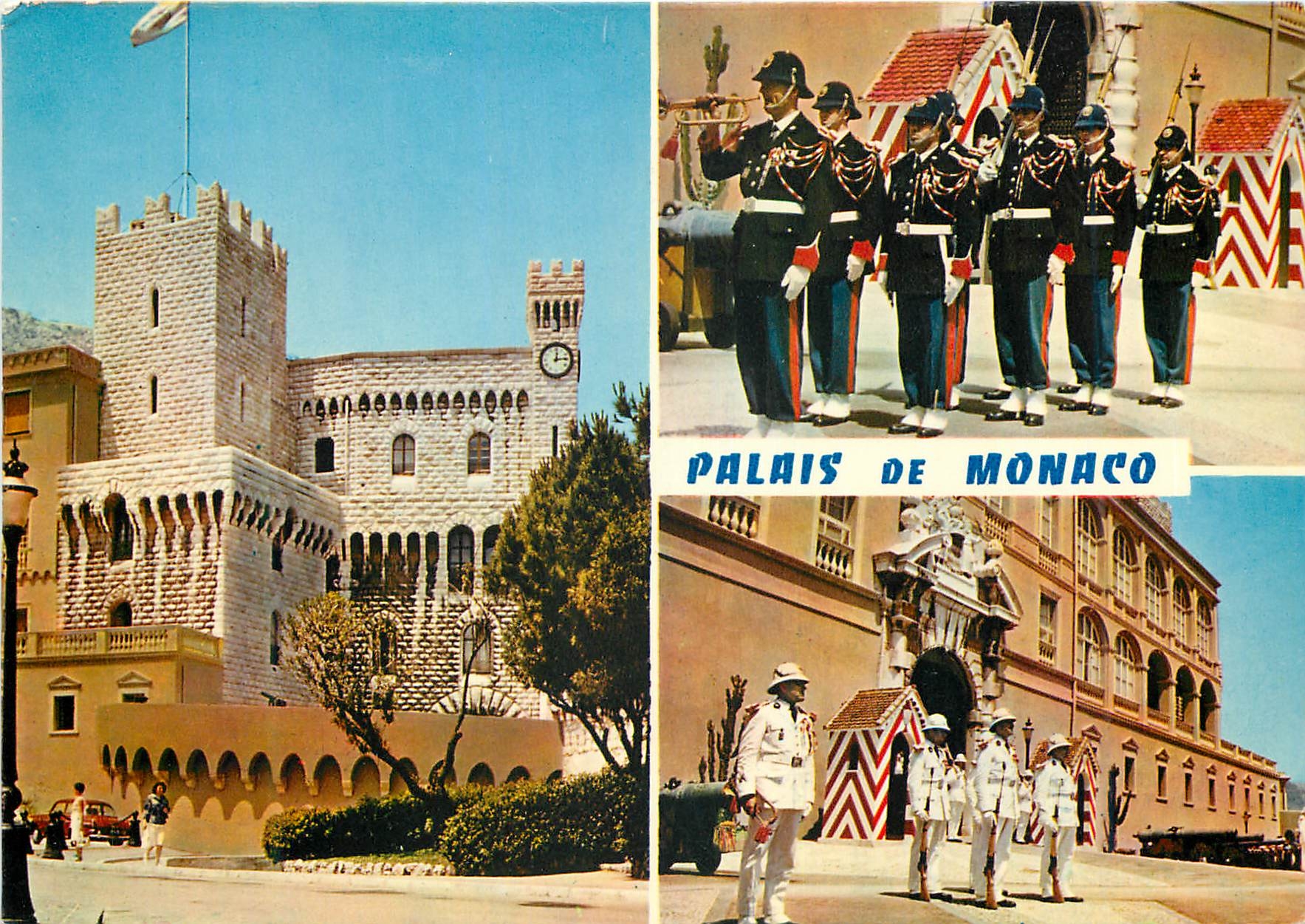 CPM REFLETS DE LA COTE D'AZUR PALAIS DE MONACO Militaria