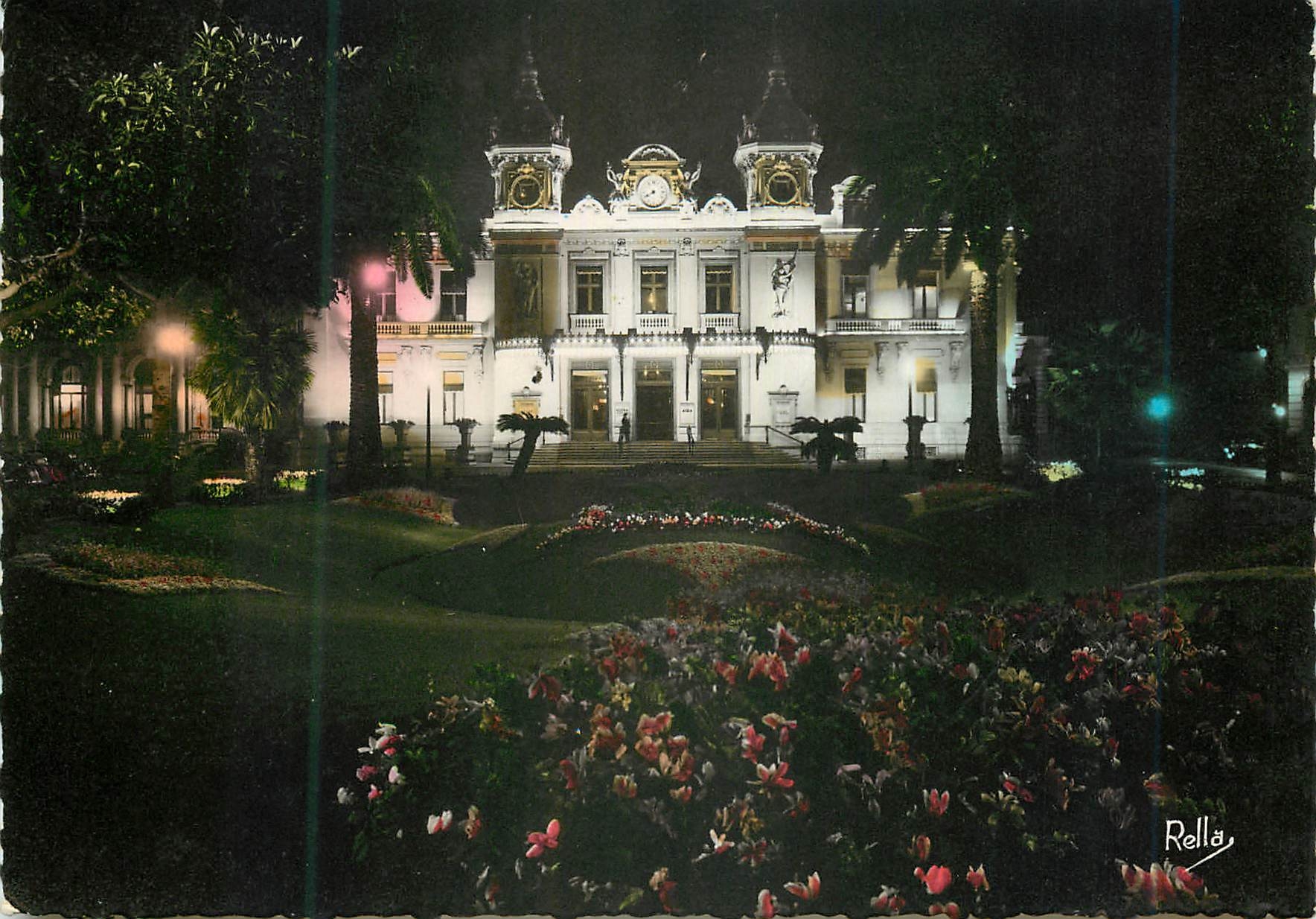 CPM LA COTE D'AZUR Monte-carlo la nuit - Le Casino