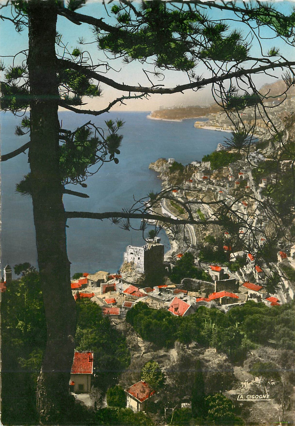 CPM PRINCIPAUTÉ DE MONACO Vue prise du vieux village de Roquebrune
