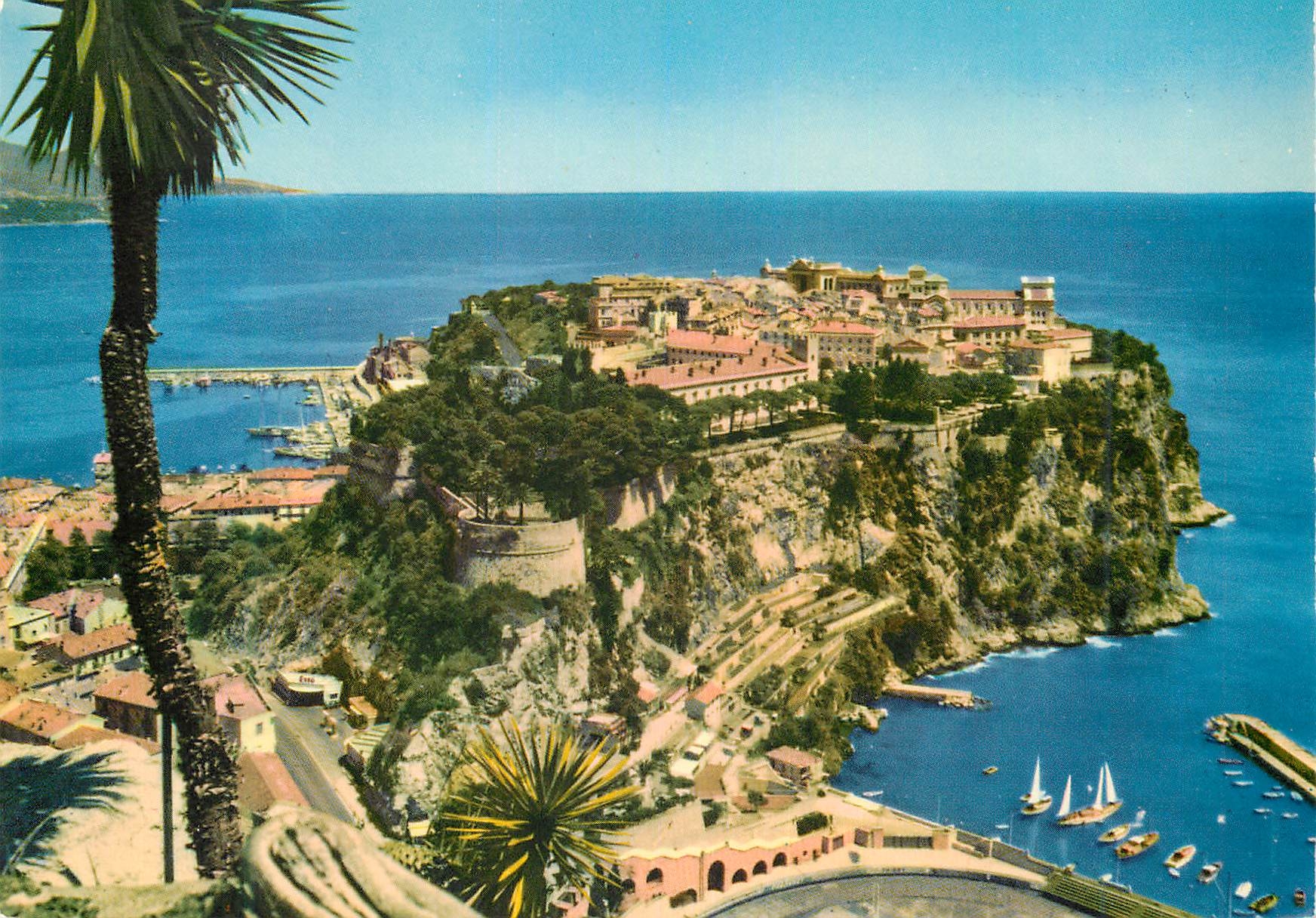 CPM MONACO vue generale du rocher de monaco