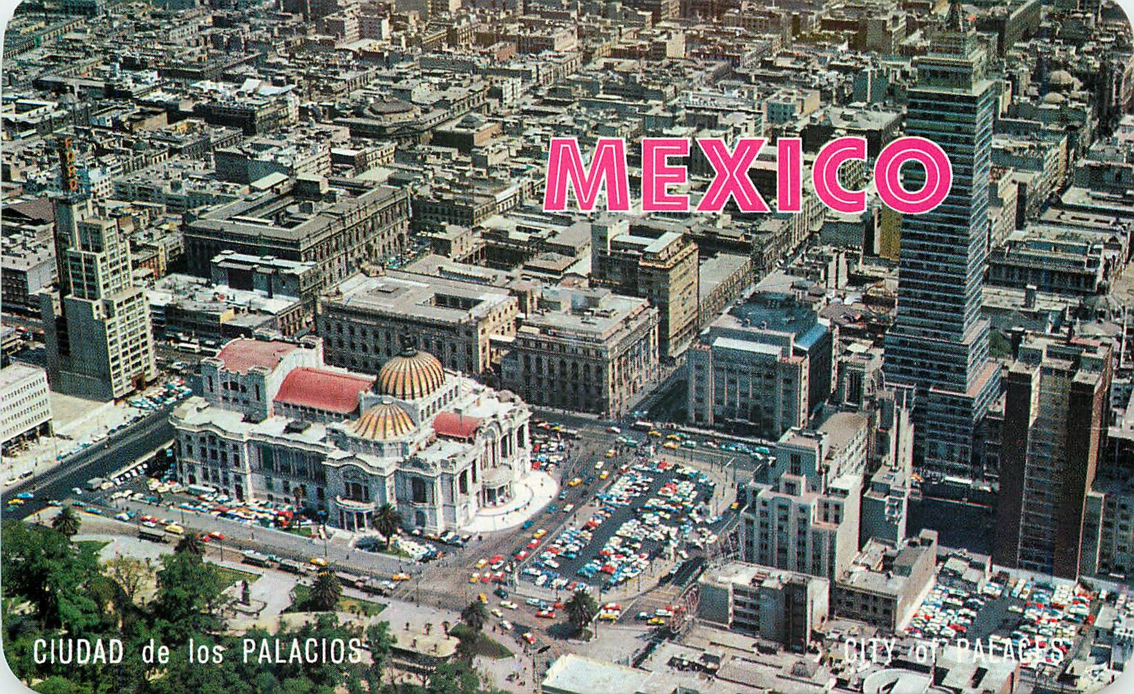 CPM Air view of the downtown area of Mexico City. MEXICO