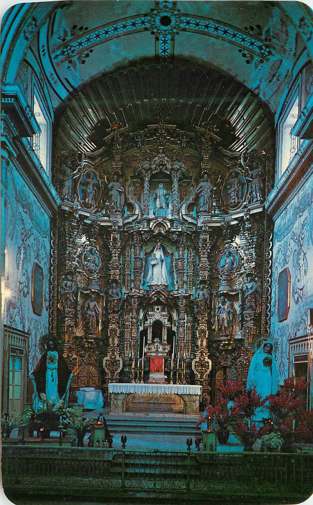 CPM This altar is an example of Churrigueresque art Oaxaca Mexico