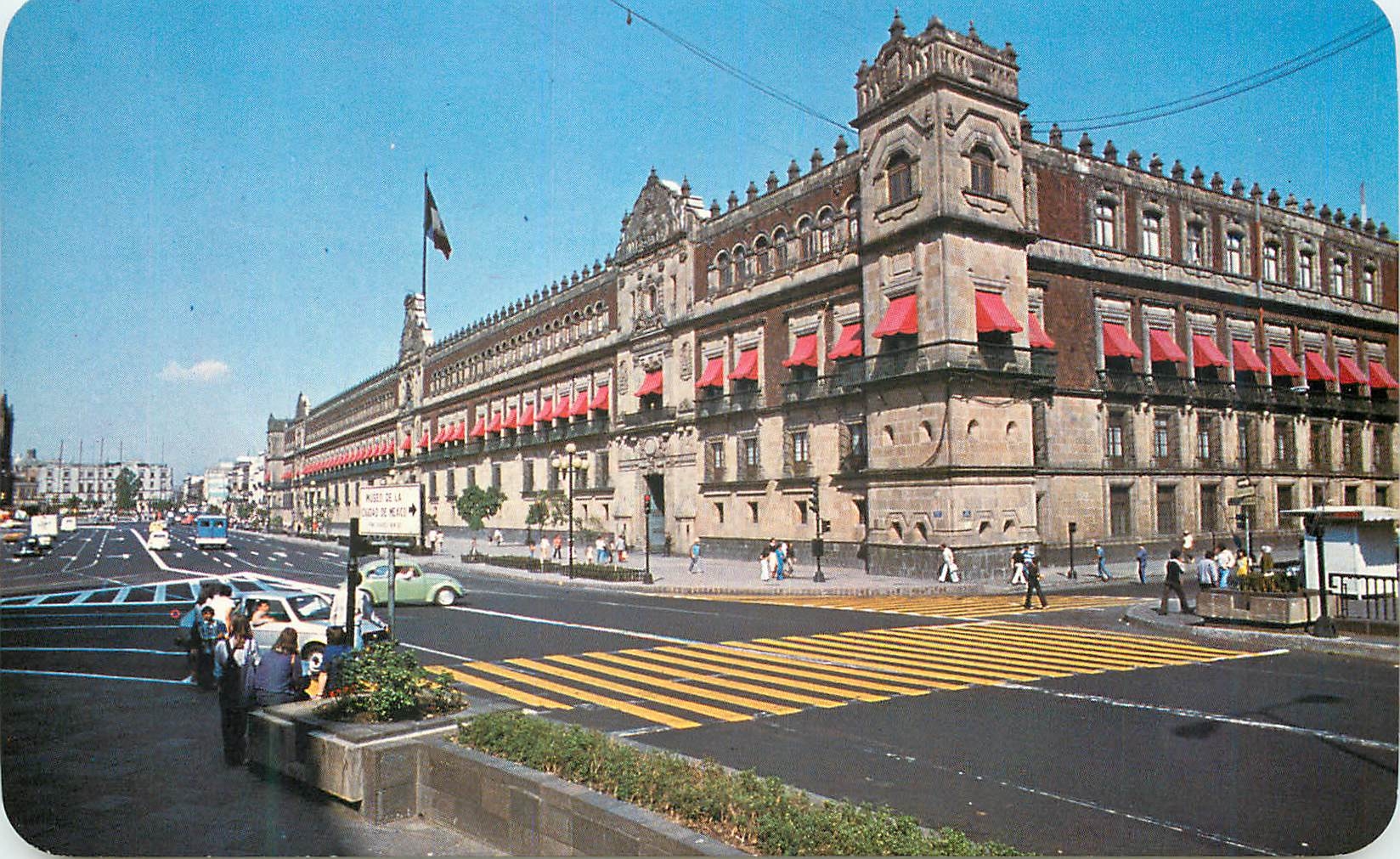 Palacio Nacional — Mexico — TARJETA POSTAL "VISTACOLOR" n° V5012