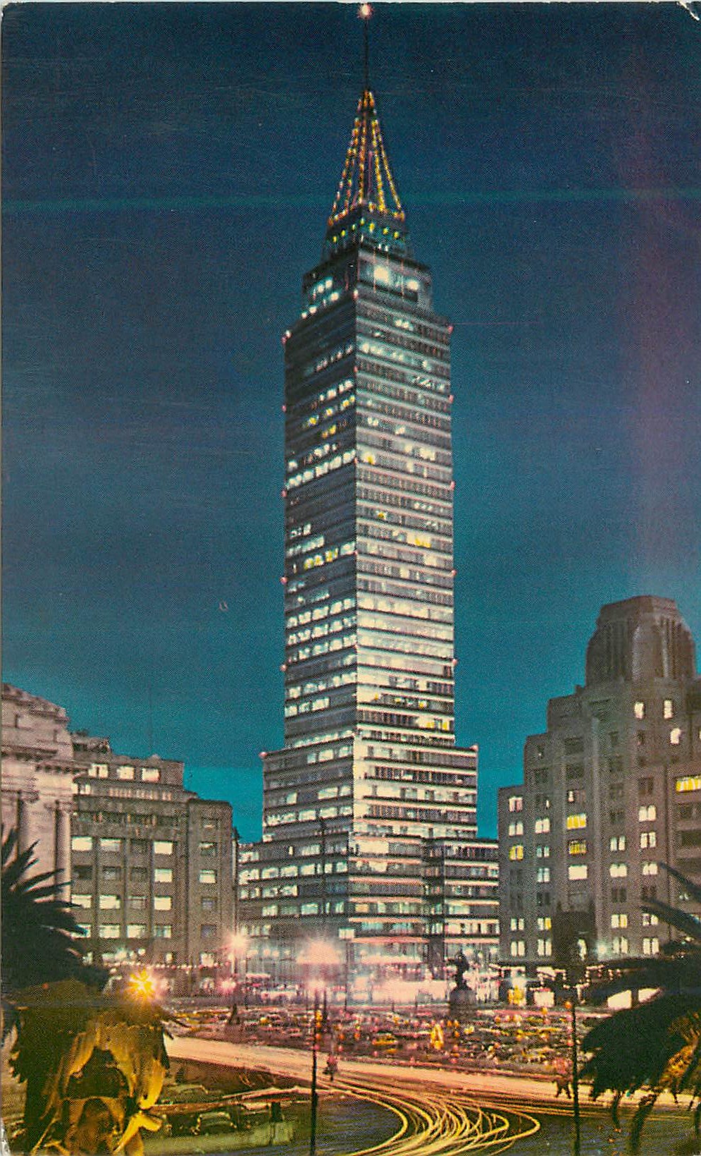 CPM THE TALLEST BUILDING IN MEXICO HAVING 44 STORIES INCLUDING THE EL MIRADOR OBSERVATORY ON THE TOP